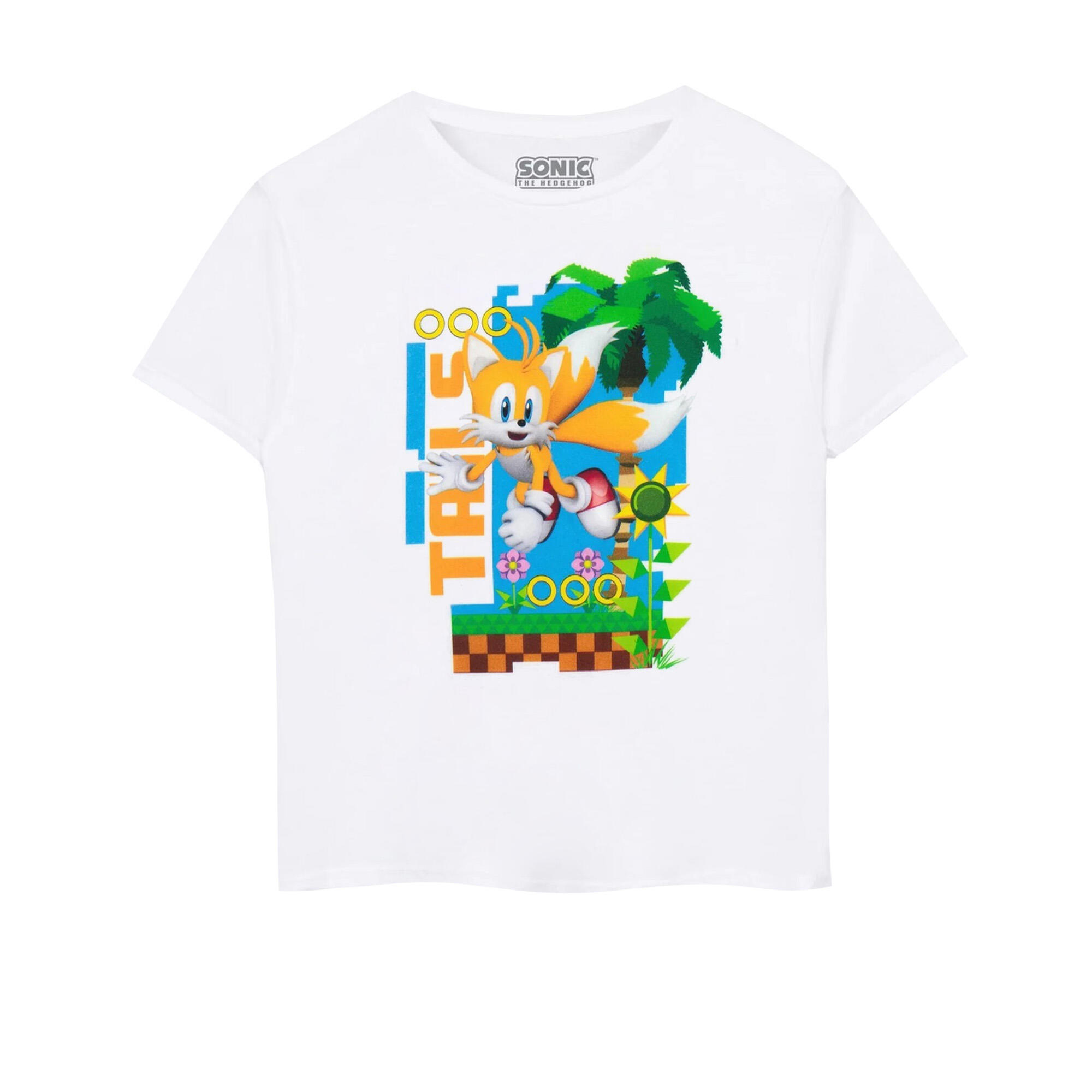 Sonic The Hedgehog Childrens/Kids Tails Short-Sleeved T-Shirt