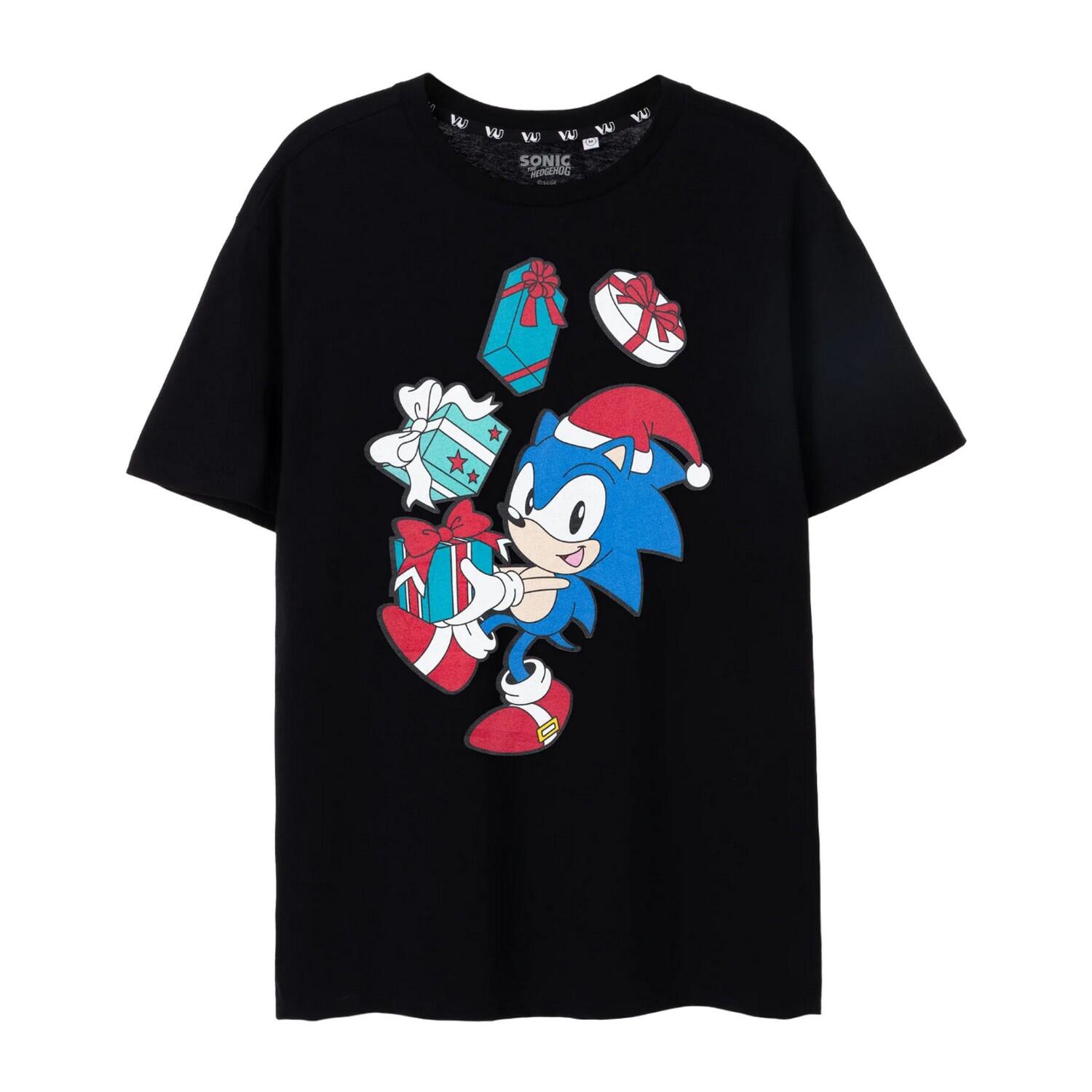 Sonic The Hedgehog Mens Present Christmas T-Shirt