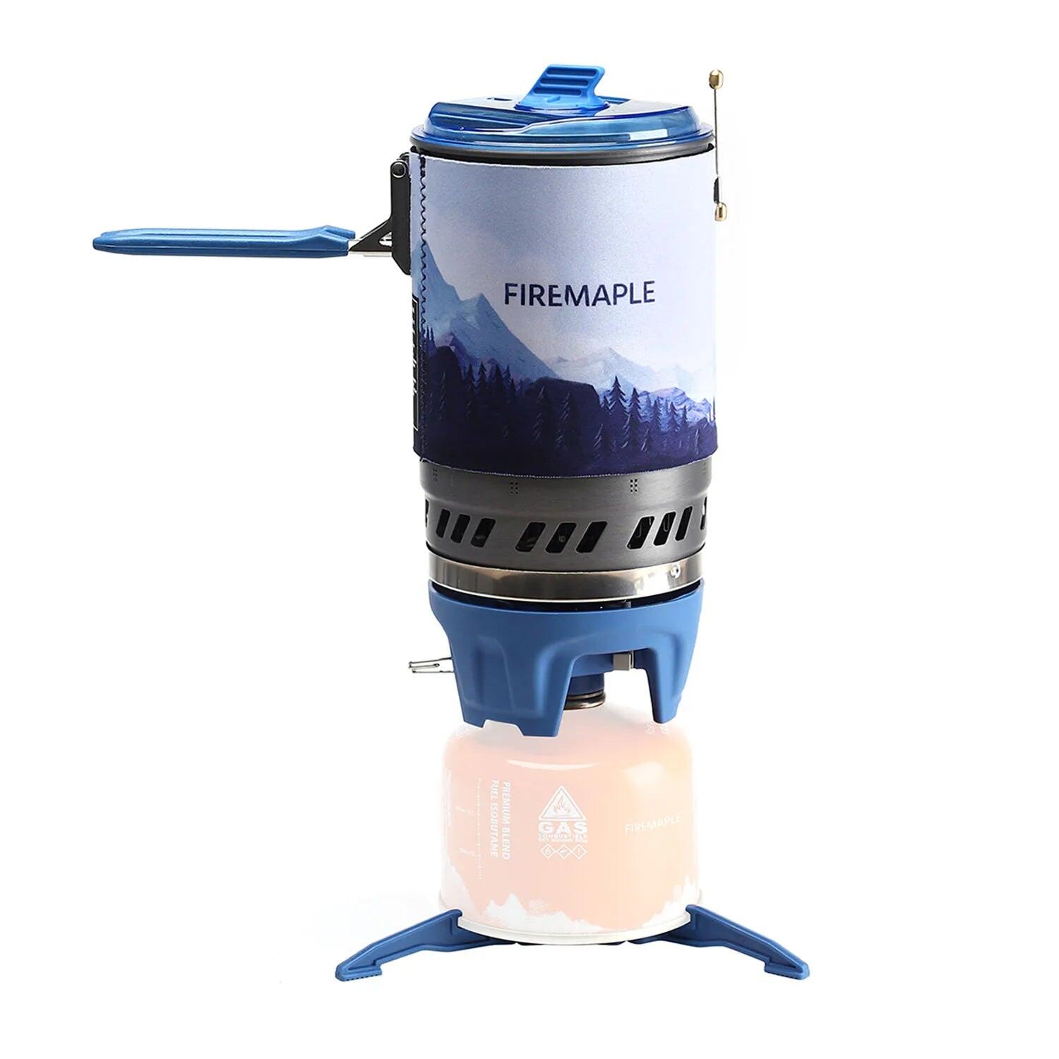 NNEOBA Camping Stove with Micro Regulator Valve Blue