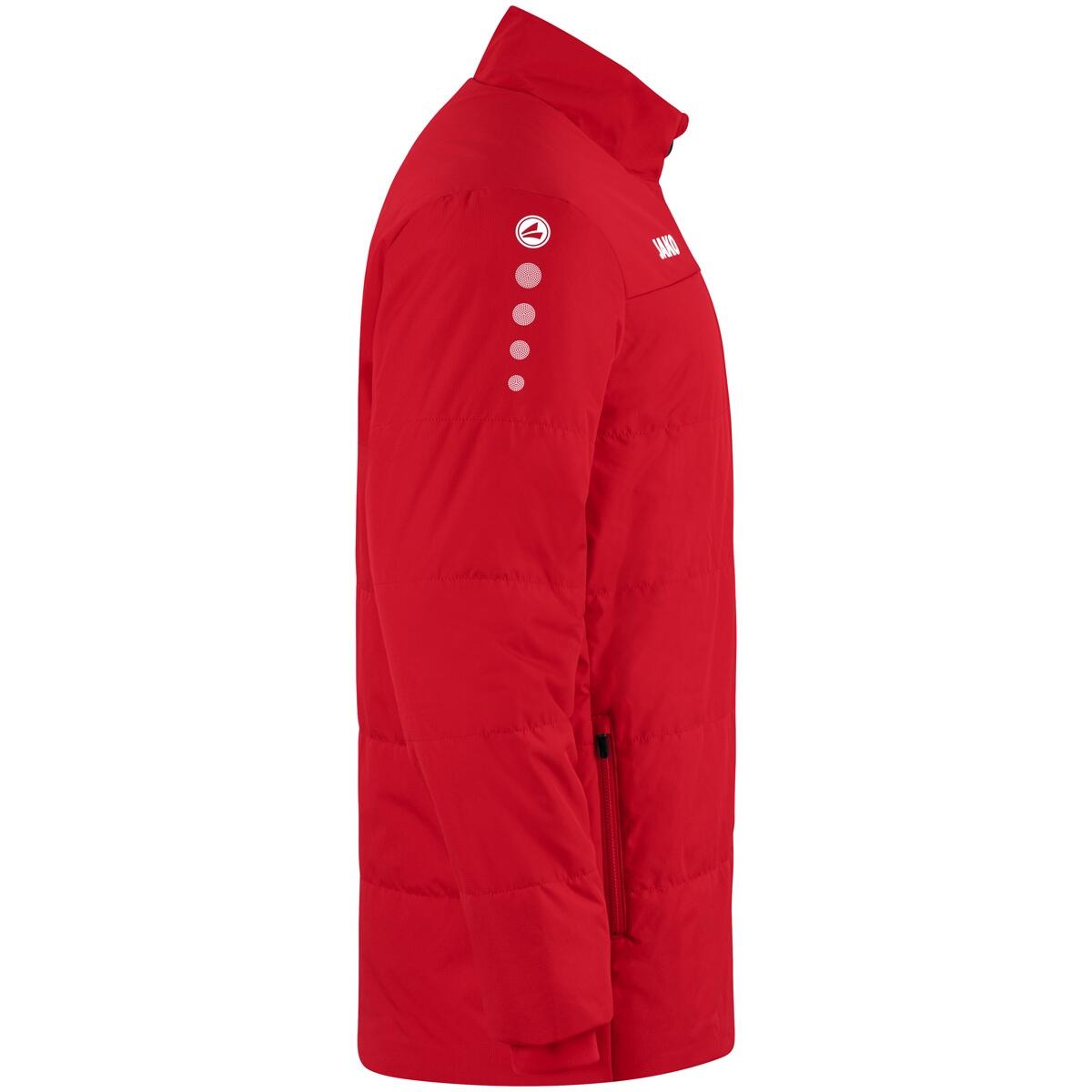 Chaqueta acolchada Jako roja con aislamiento térmico 3/6