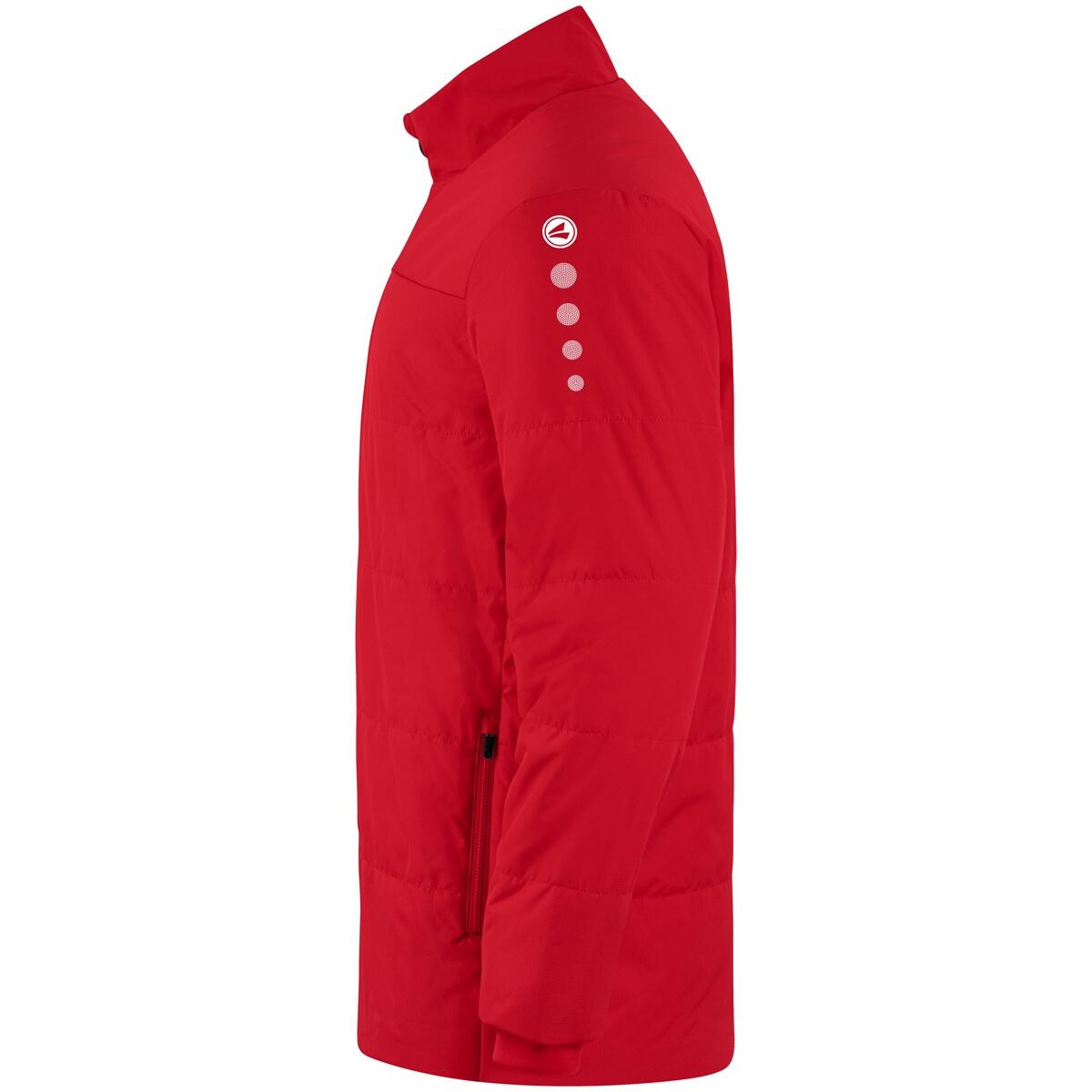 Chaqueta acolchada Jako roja con aislamiento térmico 2/6
