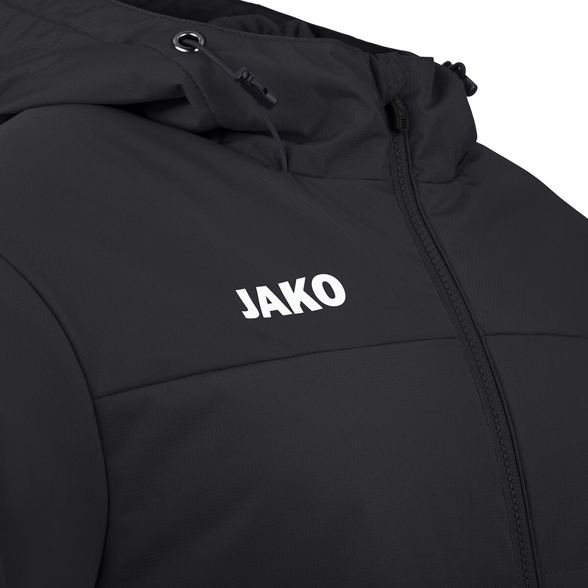 Giacca JAKO Coach Team con Cappuccio Nera 4/6