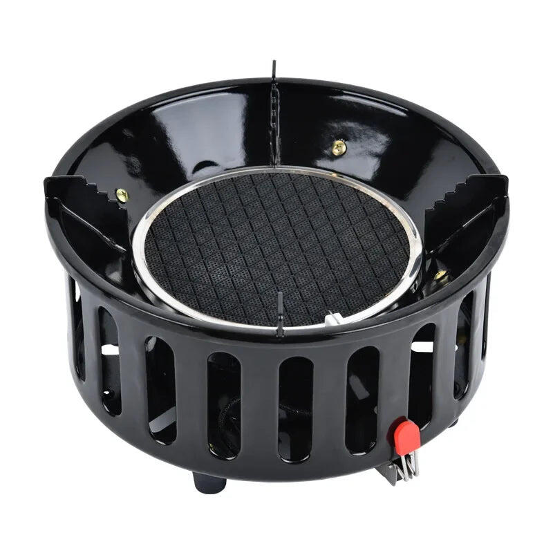 NNEOBA 7-Core Camping Infrared Gas Stove Black