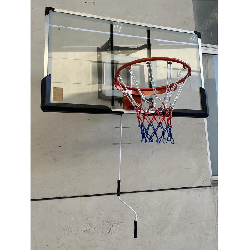 Basketbalový koš s deskou MASTER 140 x 80 cm s konstrukcí