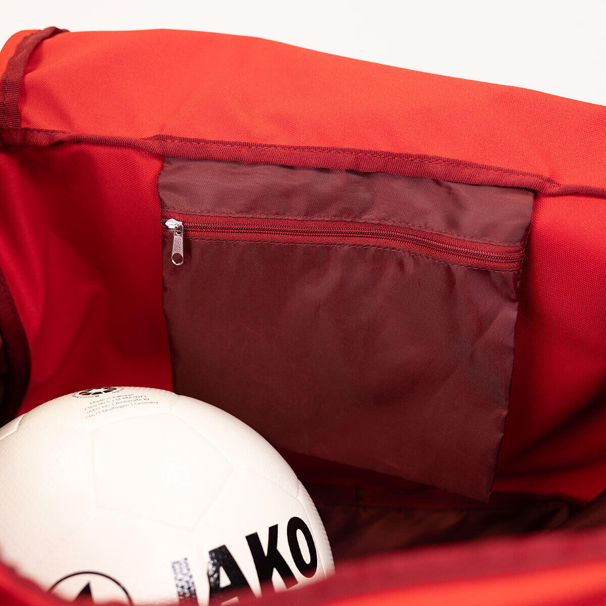 Jako Iconic (Junior) Sac de sport avec compartiment inférieur - Bordeaux / Rouge 6/7