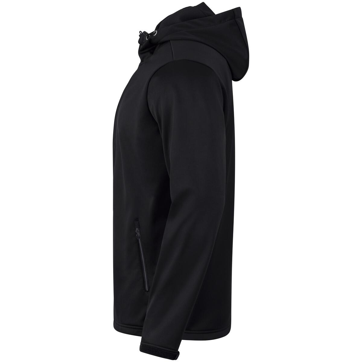 Veste Softshell Jako Premium avec capuche, noire 2/3