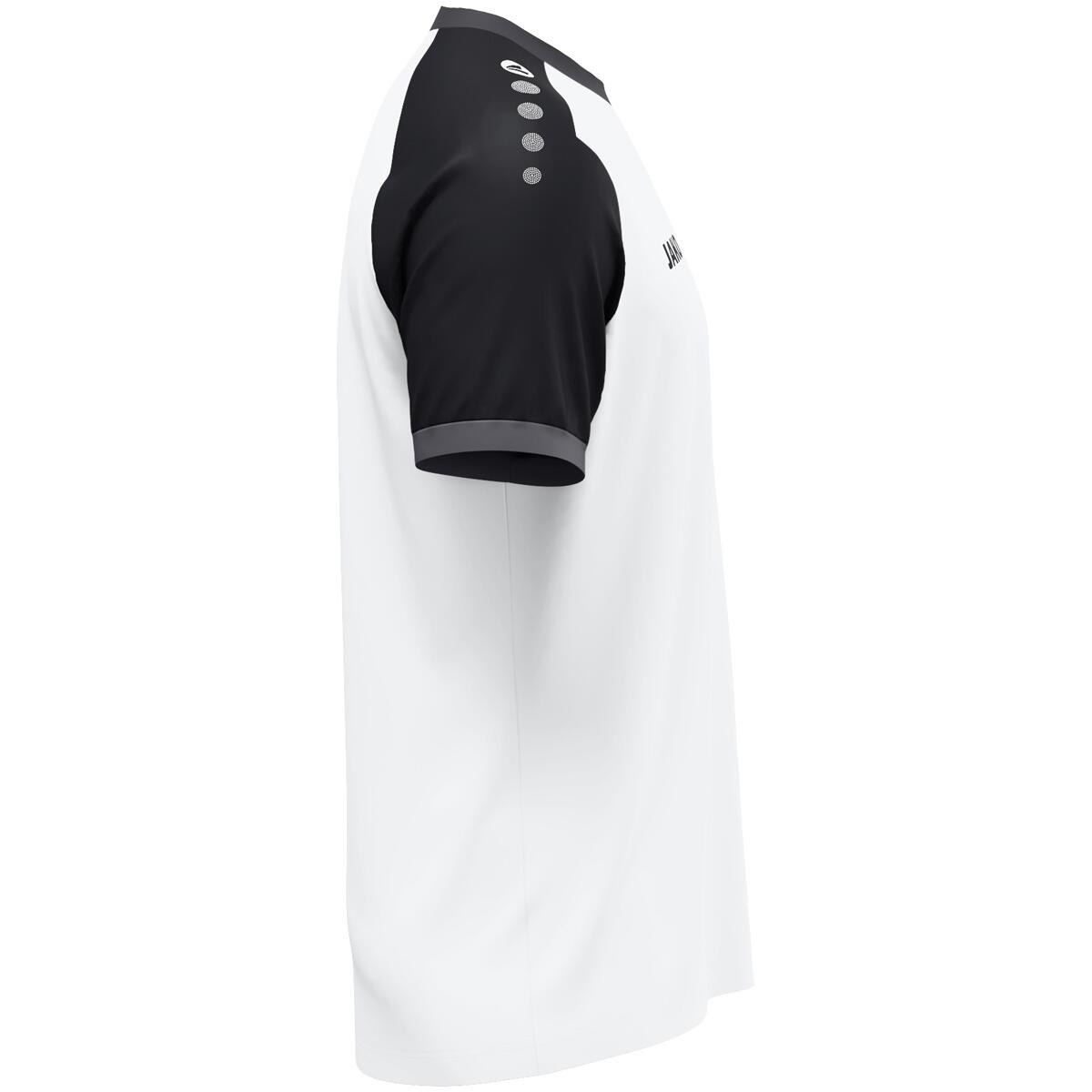 Jako Dynamic Heren Shirt Korte Mouw - Wit / Zwart / Antraciet 3/5