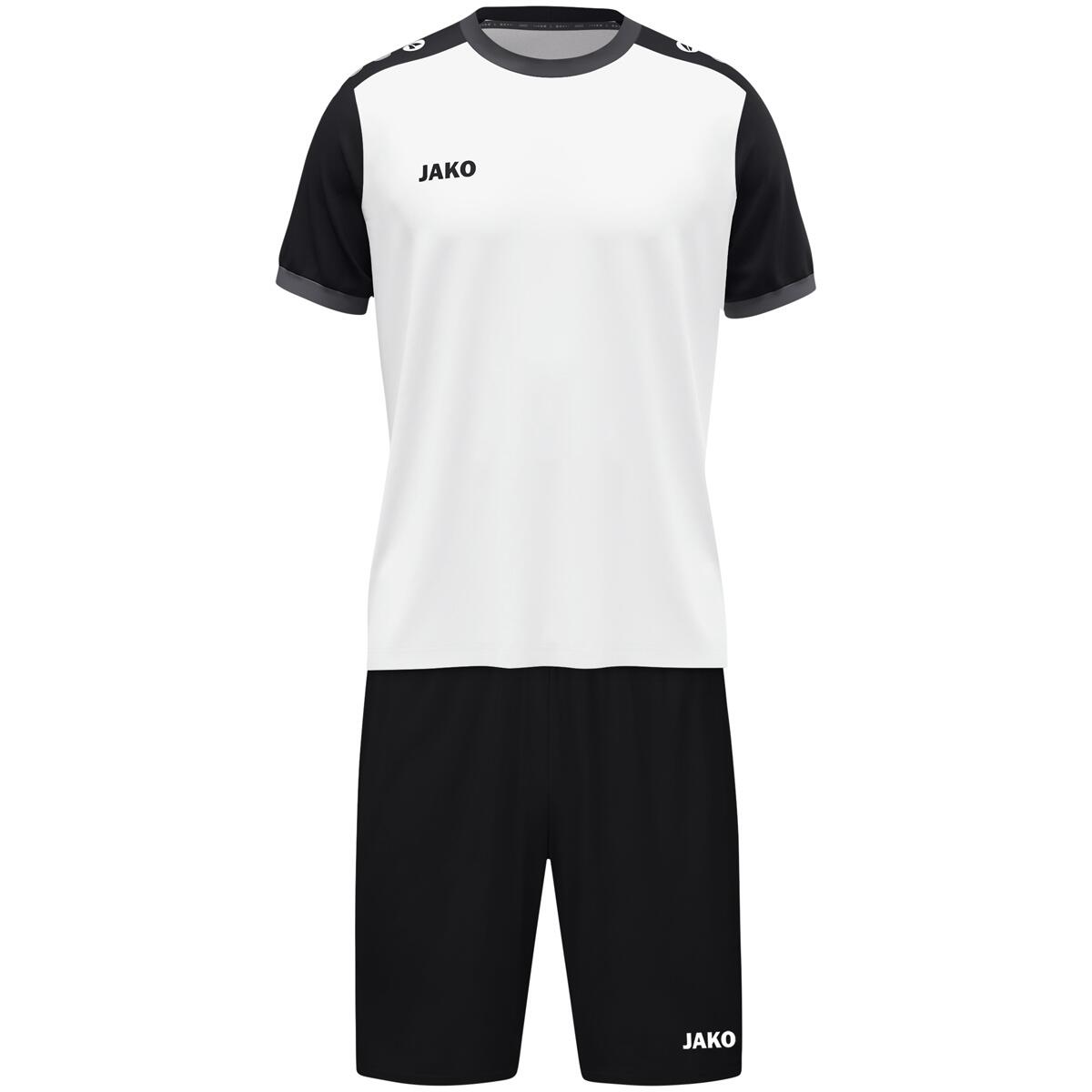 Jako Dynamic Heren Shirt Korte Mouw - Wit / Zwart / Antraciet 4/5