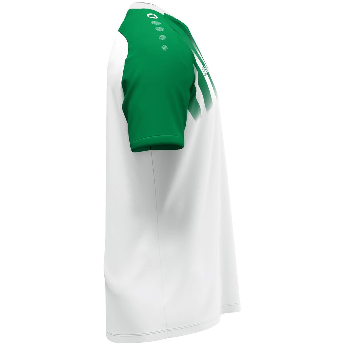 Jako Vintage Shirt Korte Mouw Heren - Wit / Groen 3/5