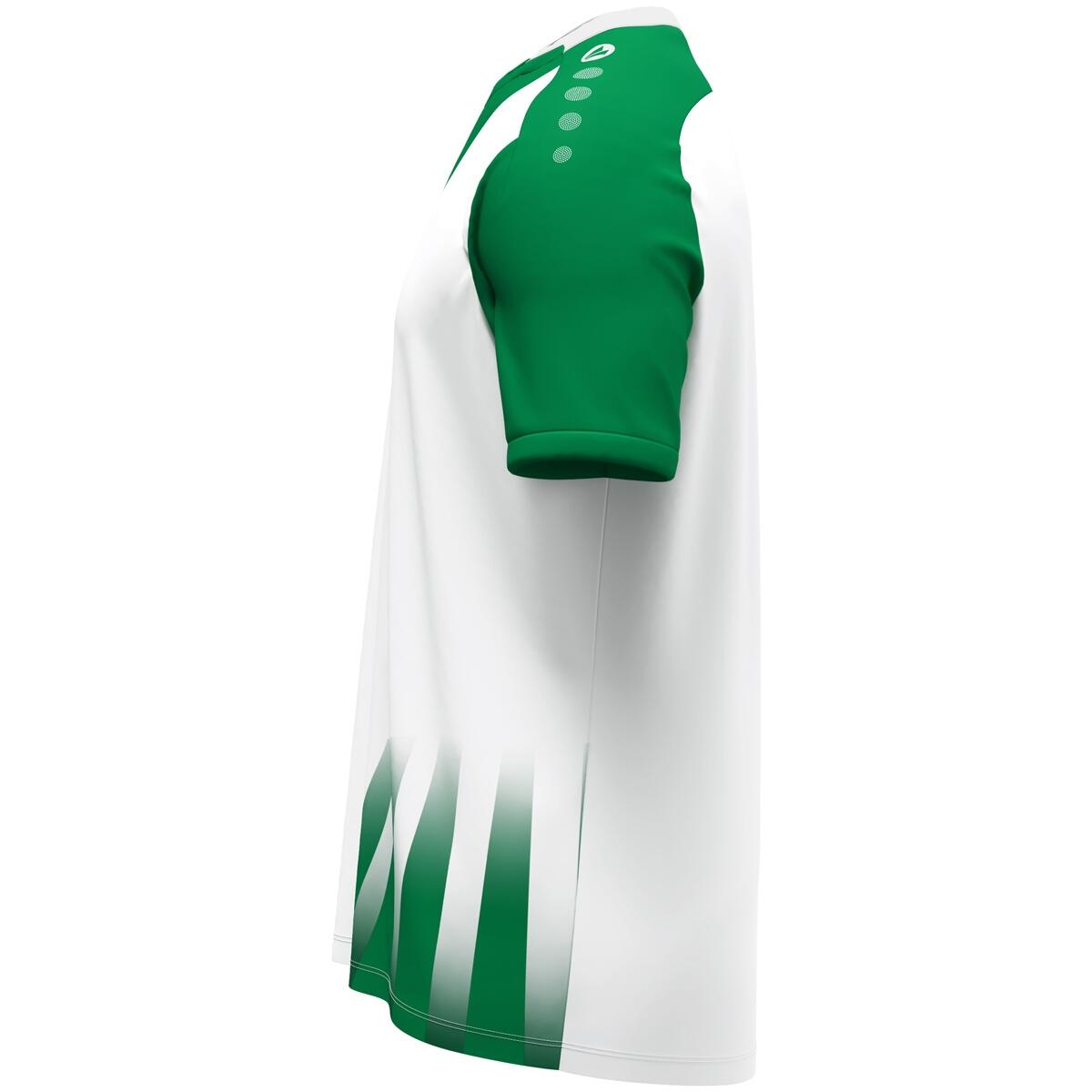 Jako Vintage Shirt Korte Mouw Heren - Wit / Groen 2/5