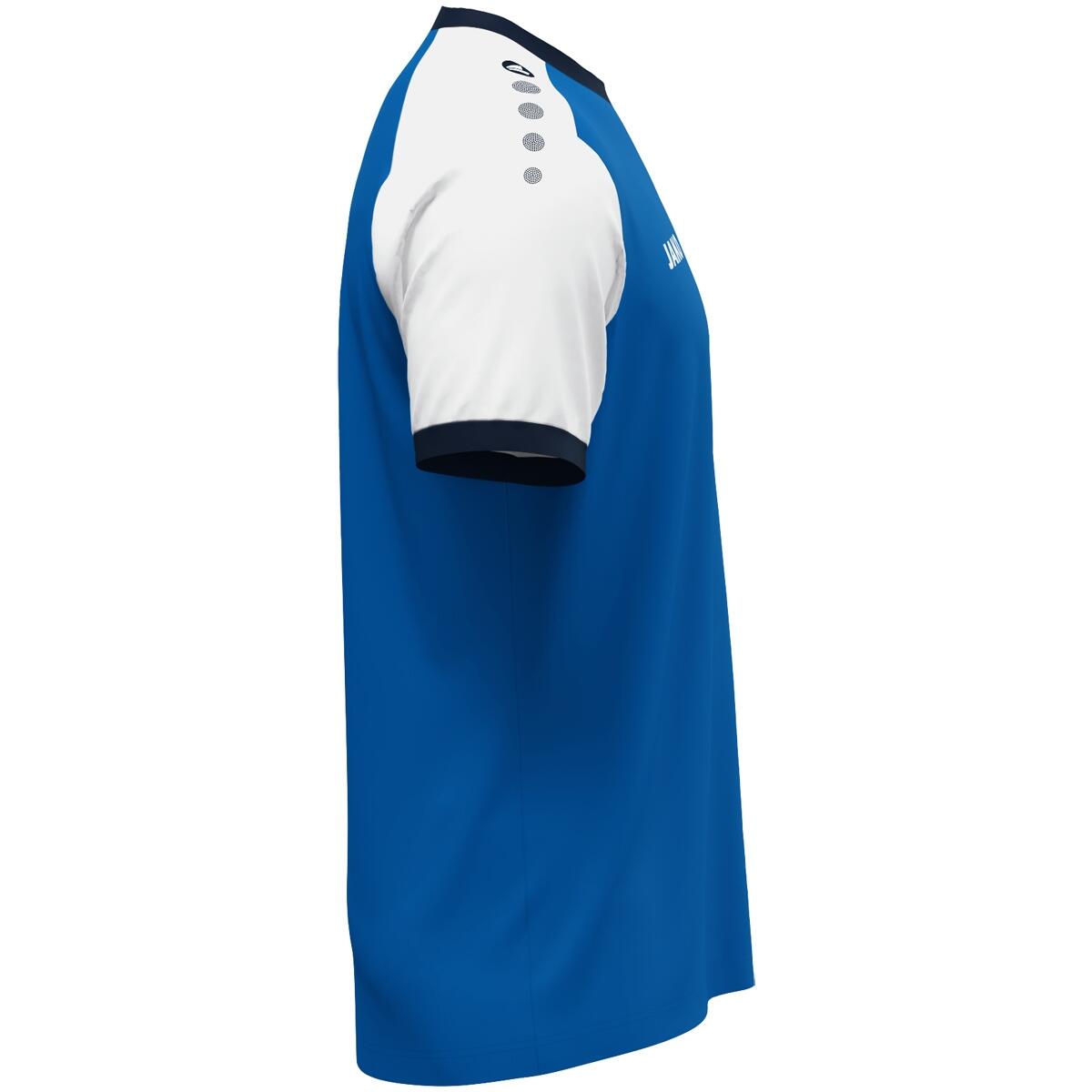 Jako Dynamic Shirt Korte Mouw Kinderen - Royal / Wit / Marine | 140 3/5