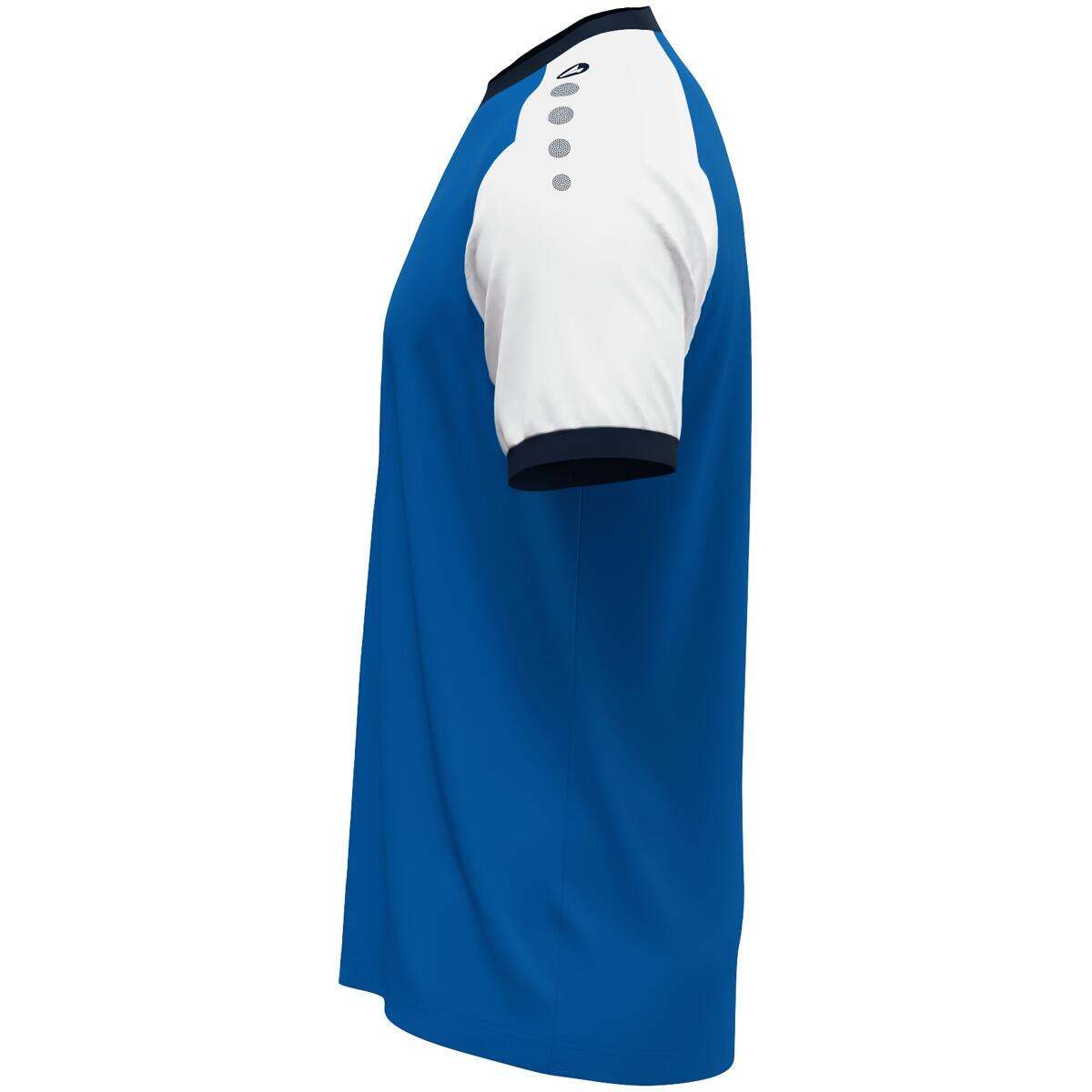 Jako Dynamic Shirt Korte Mouw Kinderen - Royal / Wit / Marine | 140 2/5