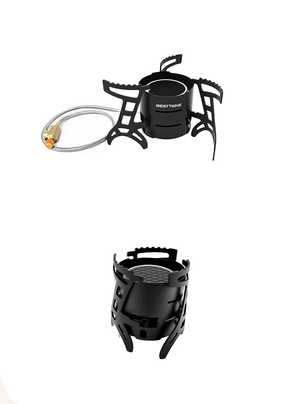 NNEOBA 2600W Infrared Camping Stove Black