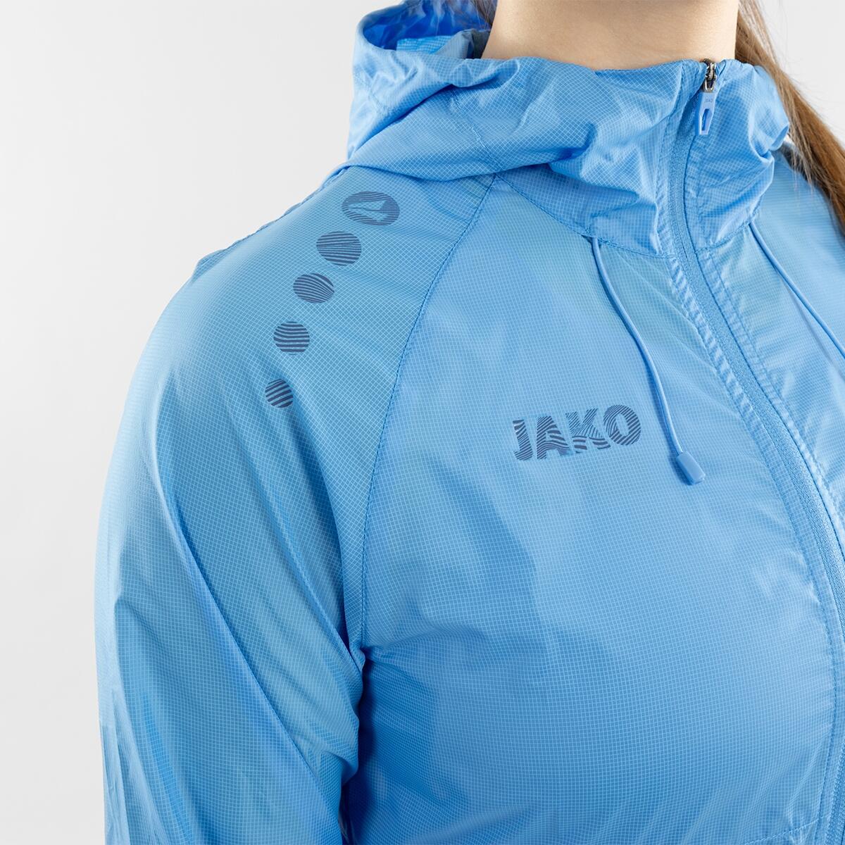 Jako Flow Jas met Kap Dames - Hemelsblauw 4/5