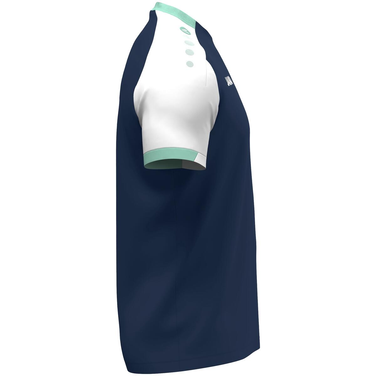 Jako Dynamic T‑shirt Heren - Marine / Wit / Munt 3/4