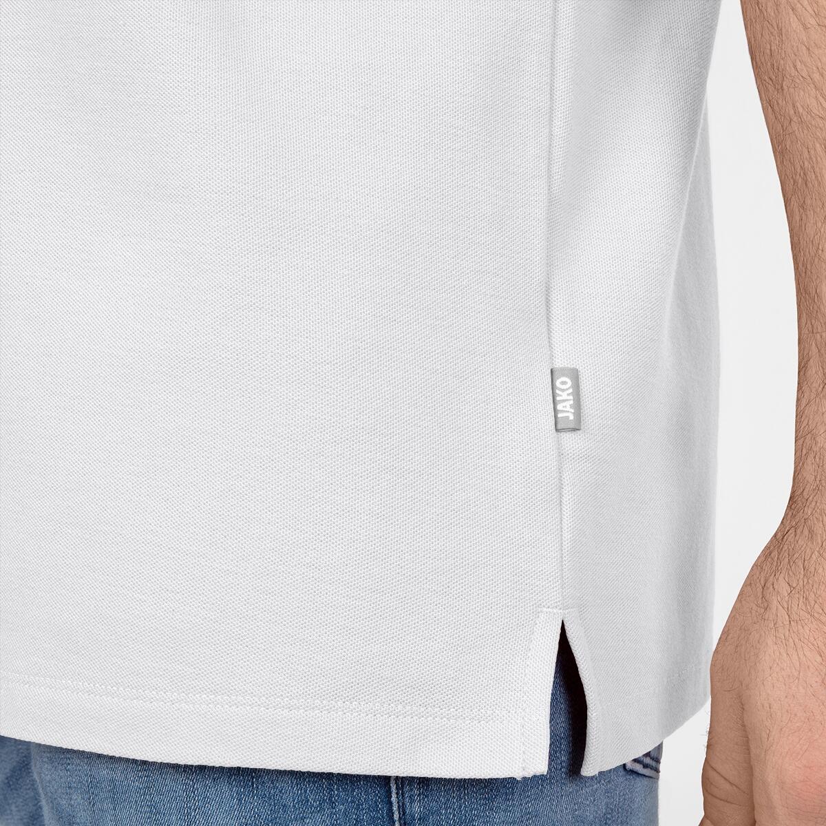 Jako Organic Polo Hommes - Blanc, XL 4/4