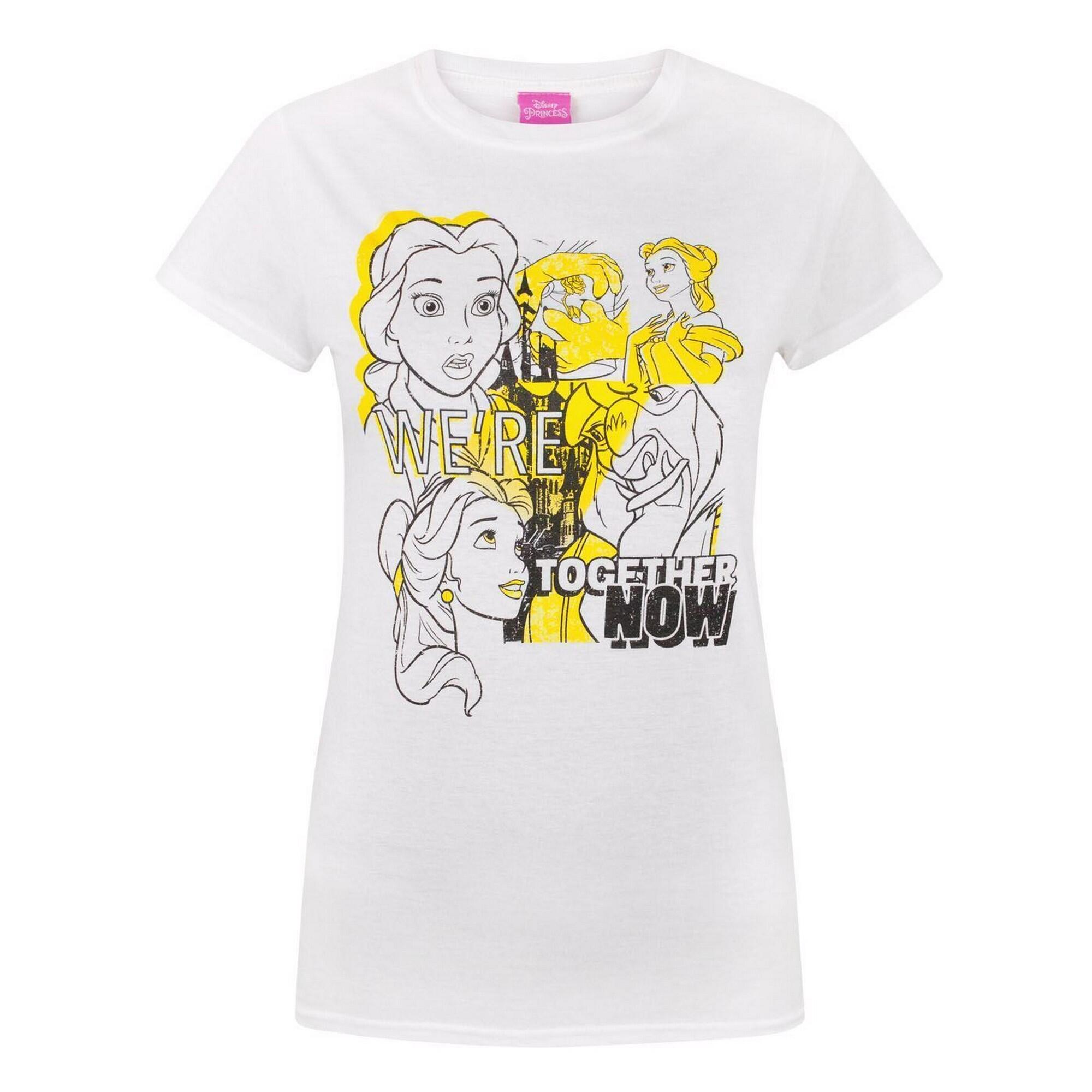 Disney Womens/Ladies Beauty And The Beast Belle Together T-Shirt