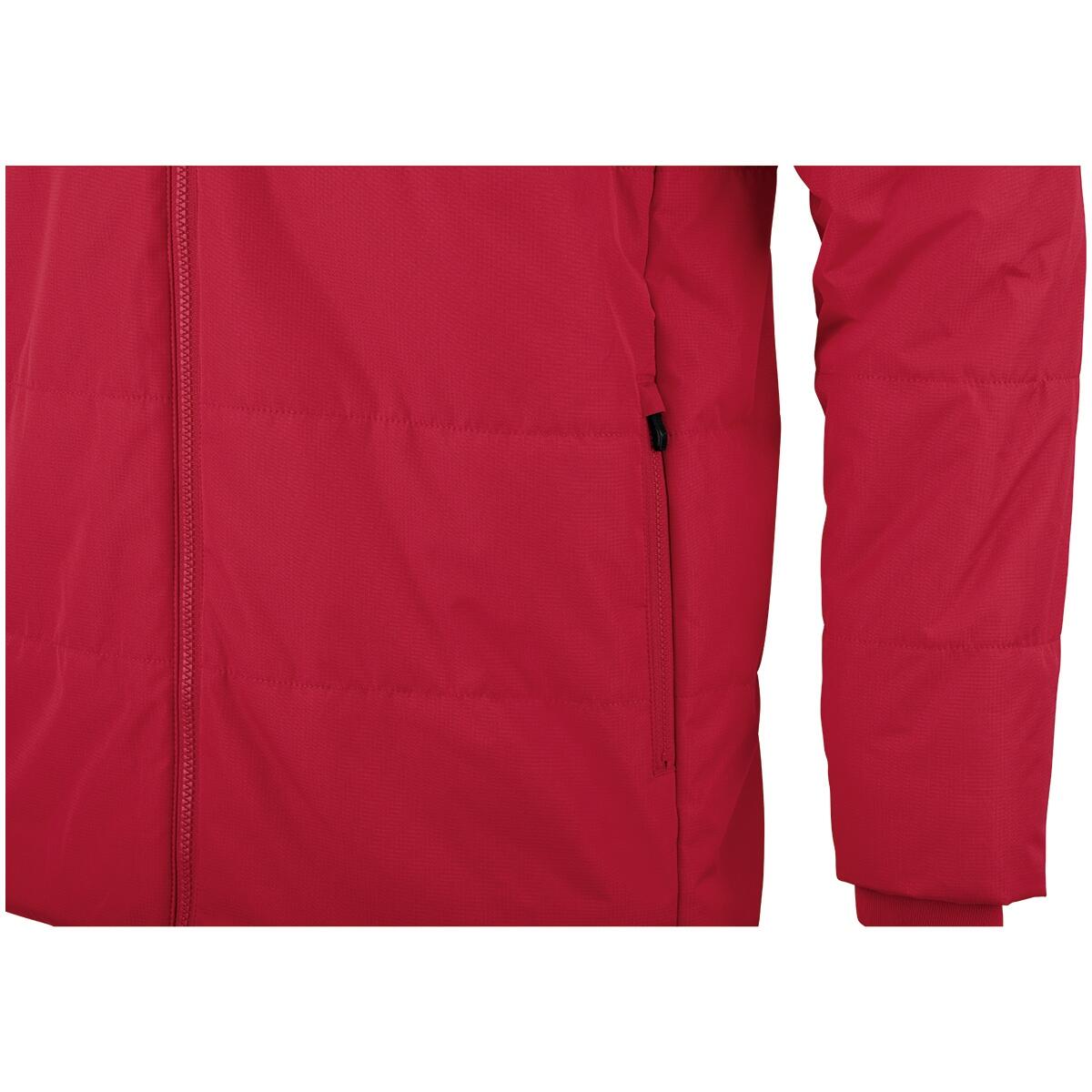 Chaqueta acolchada Jako roja con aislamiento térmico 5/6