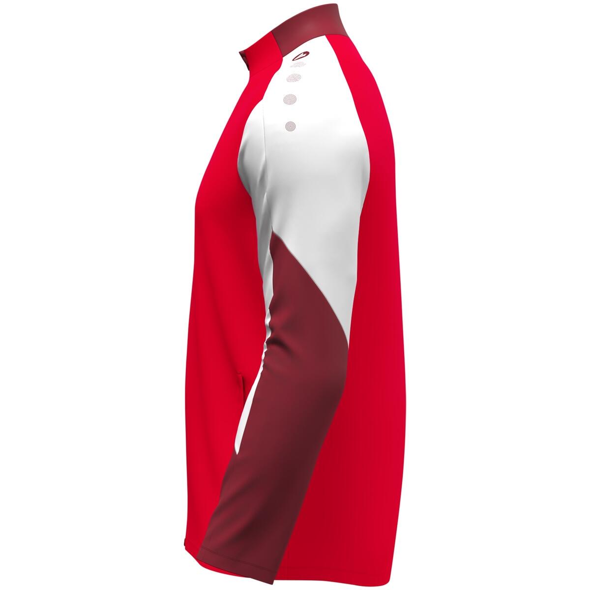 Gilet d'entraînement Jako Dynamic Hommes - Rouge / Blanc / Dark Red 2/5