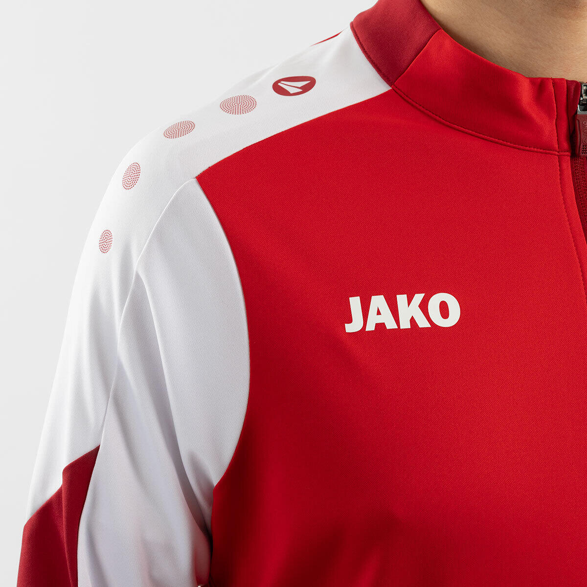Gilet d'entraînement Jako Dynamic Hommes - Rouge / Blanc / Dark Red 5/5