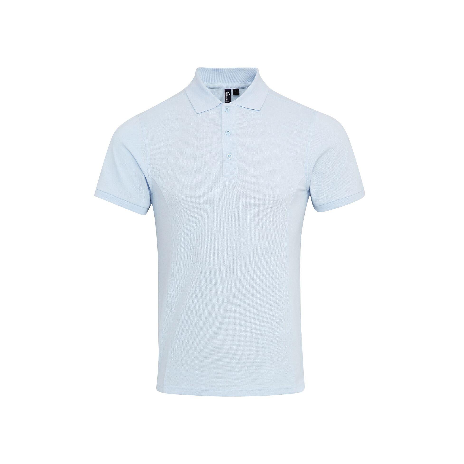 Premier Mens Coolchecker Plus Pique Polo With CoolPlus