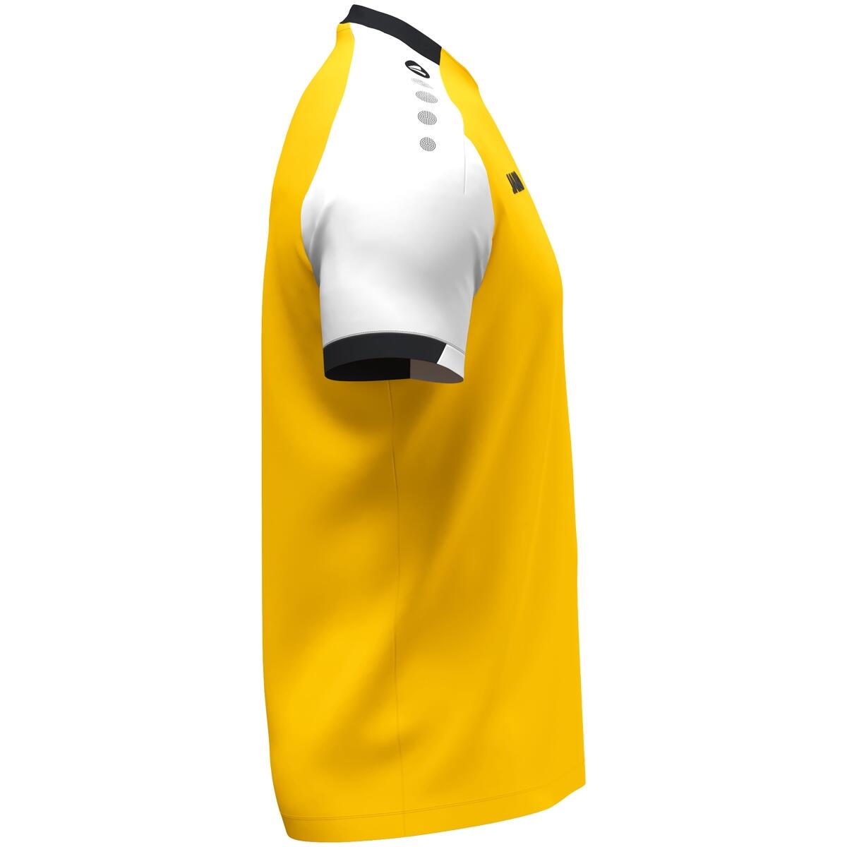 Jako Dynamic T-Shirt Hommes - Jaune / Blanc / Noir. 3/4