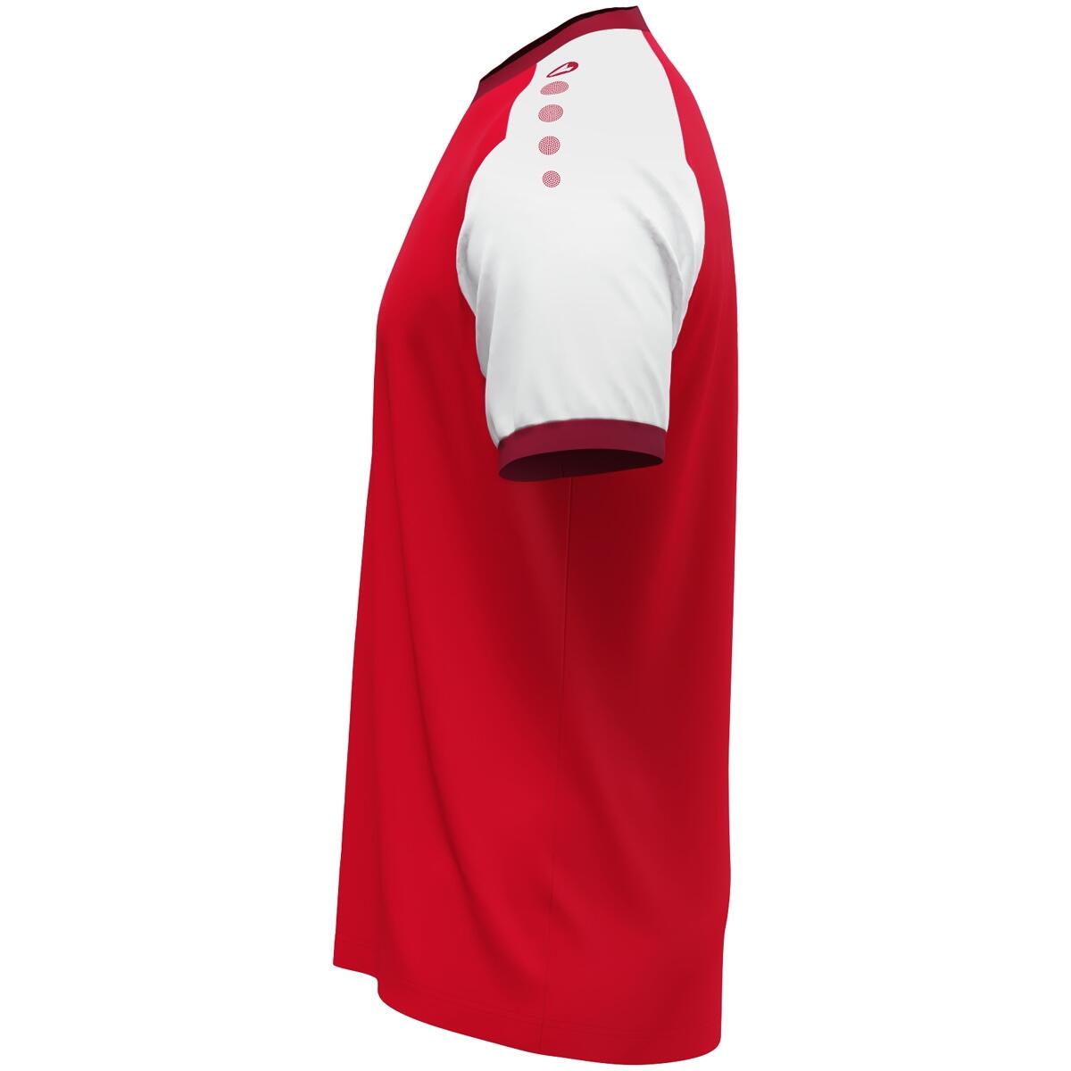 Jako Dynamic Shirt Korte Mouw Kinderen - Rood / Wit / Donkerrood 2/5