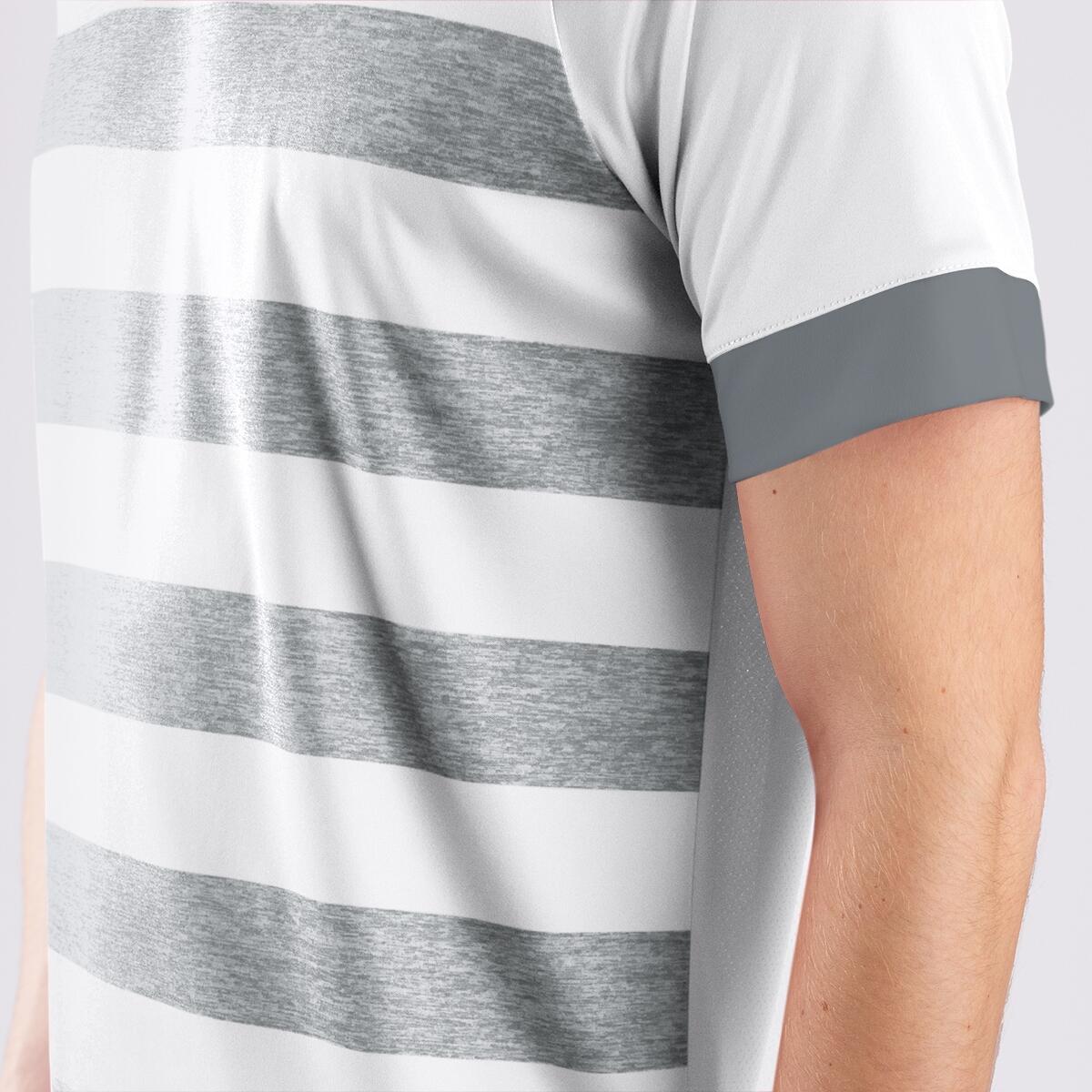 Jako Celtic Melange Maillot Manches Courtes Hommes - Blanc / Gris Pierre 5/6