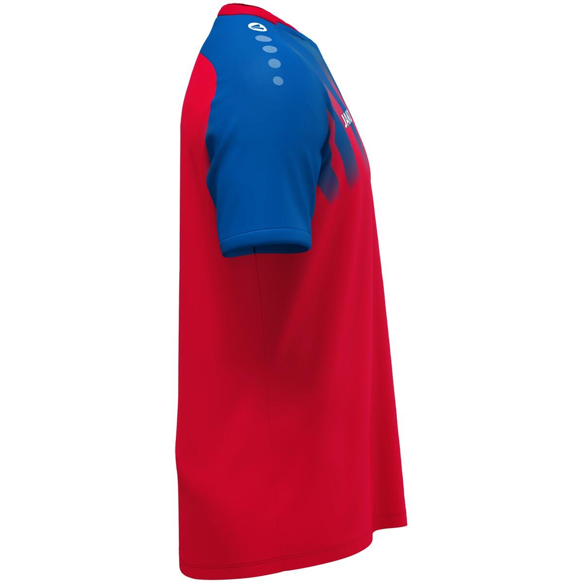 Jako Vintage Shirt Korte Mouw Kinderen - Rood / Royal | 128 3/5