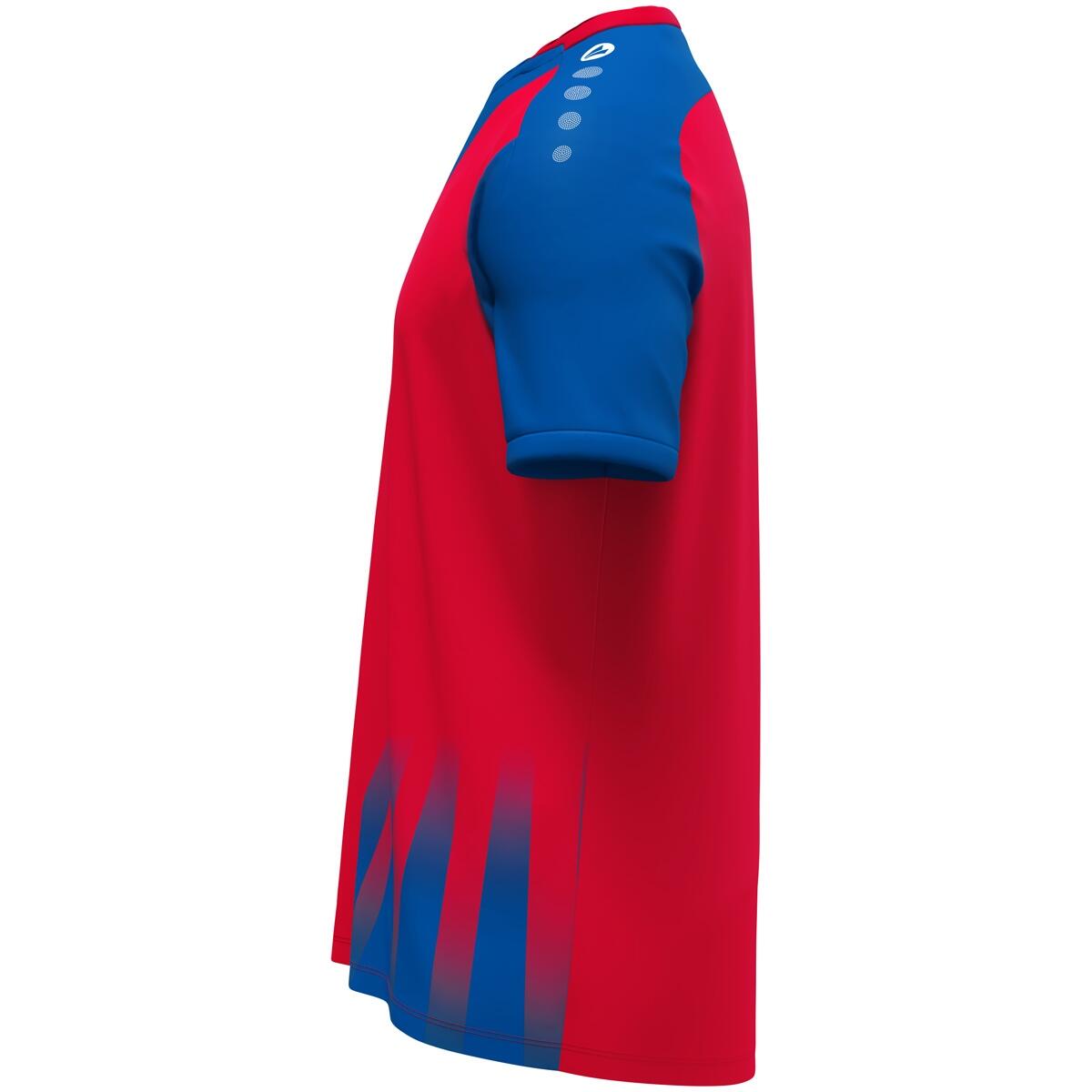 Jako Vintage Shirt Korte Mouw Kinderen - Rood / Royal | 128 2/5