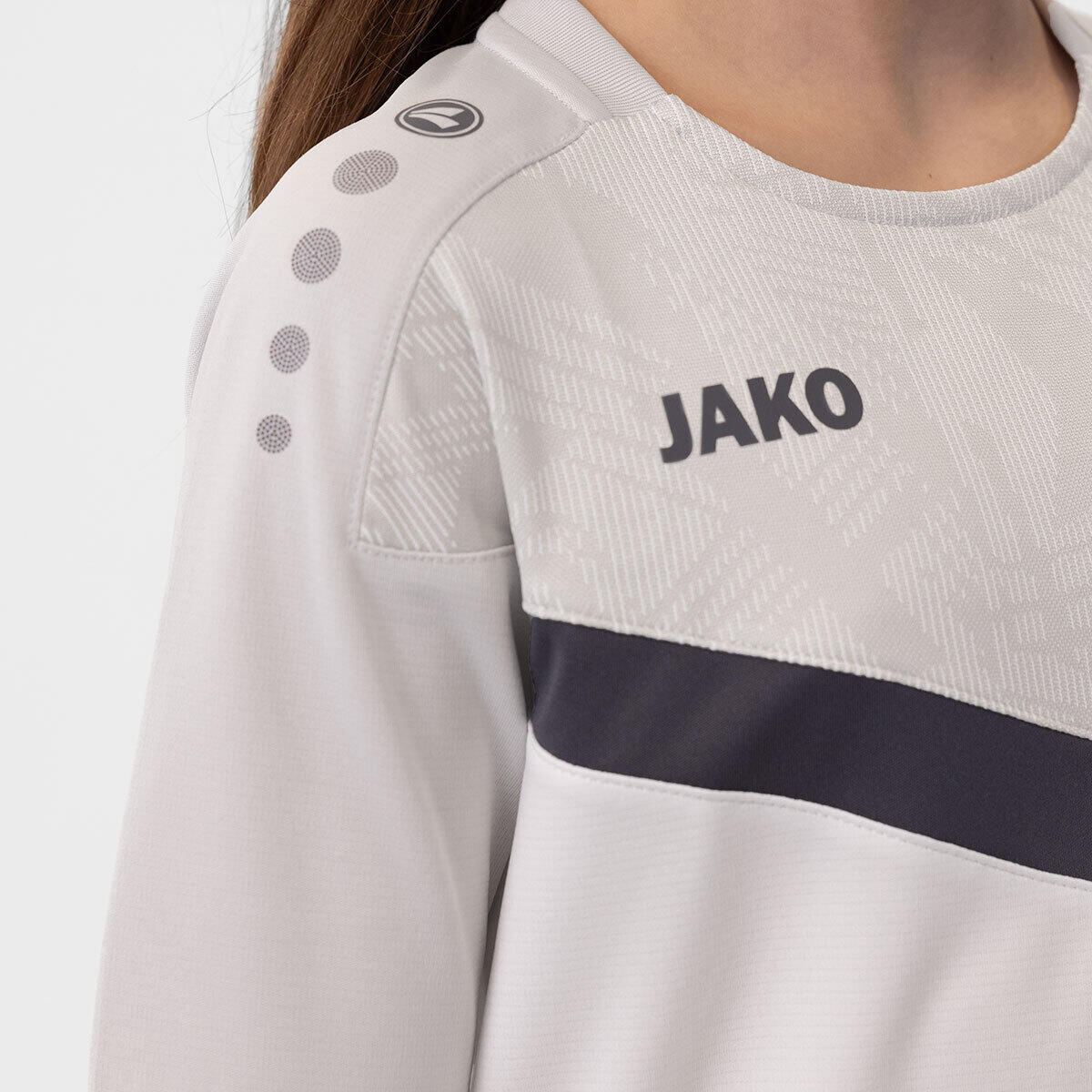 Jako Iconic T-shirt kinderen - Wit / Lichtgrijs 4/4