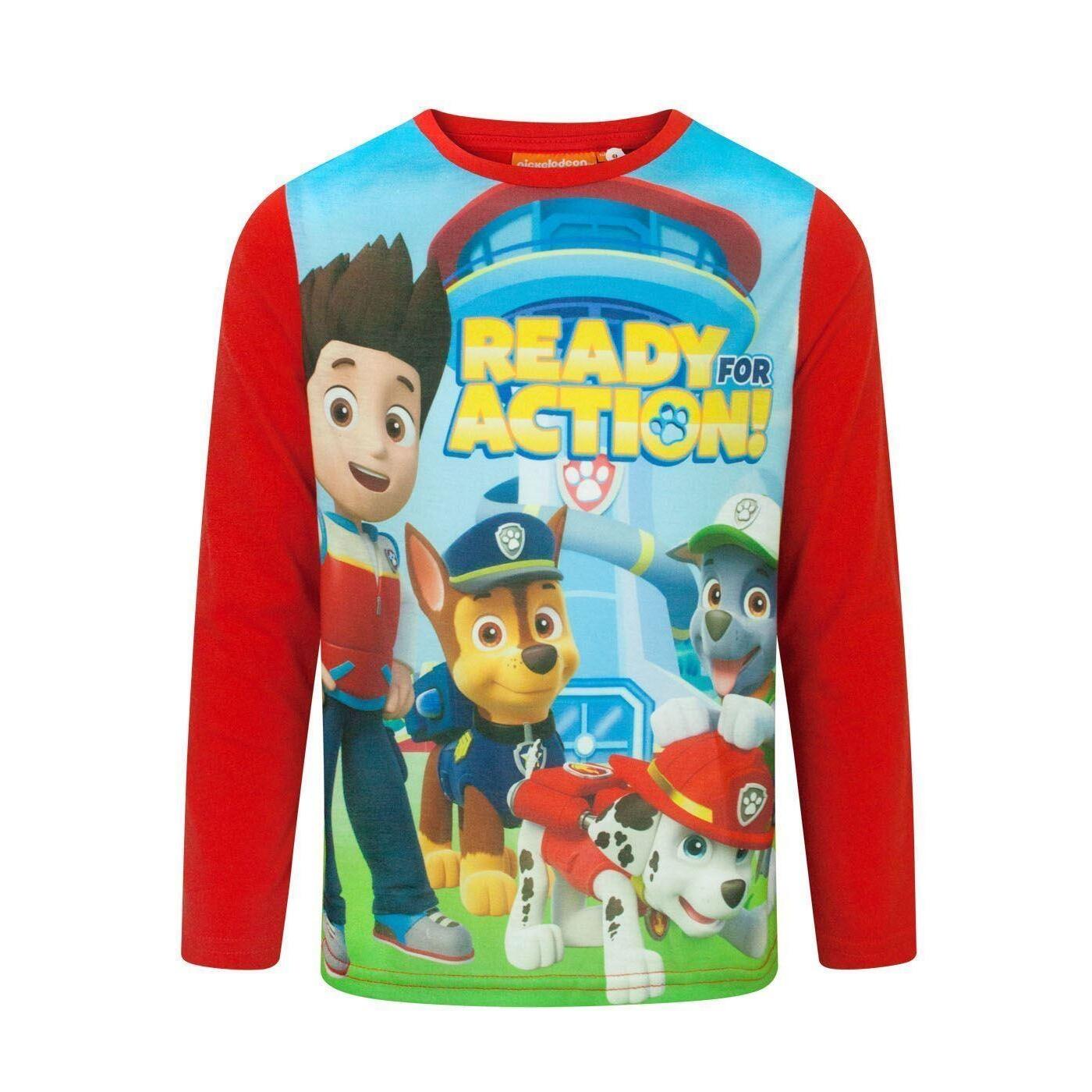 Paw Patrol Boys Ready For Action Long-Sleeved T-Shirt