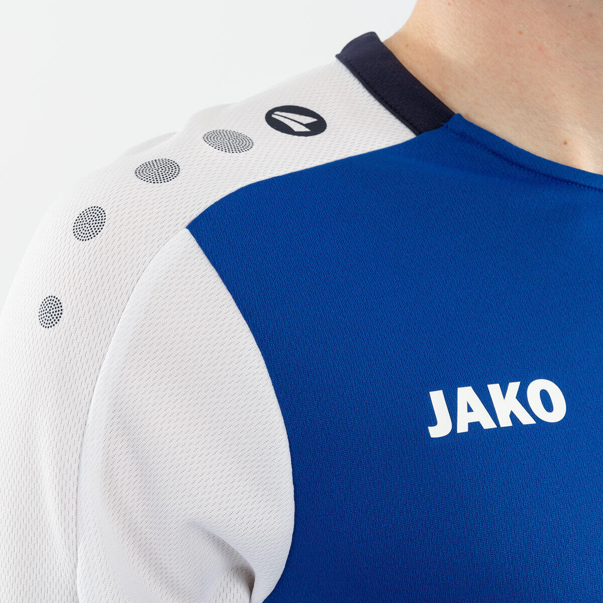 Jako Dynamic Longsleeve Heren - Royal / Wit / Marine 4/4