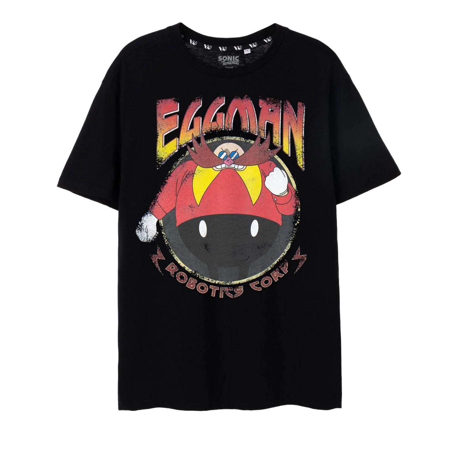 Sonic The Hedgehog Mens Doctor Eggman Short-Sleeved T-Shirt