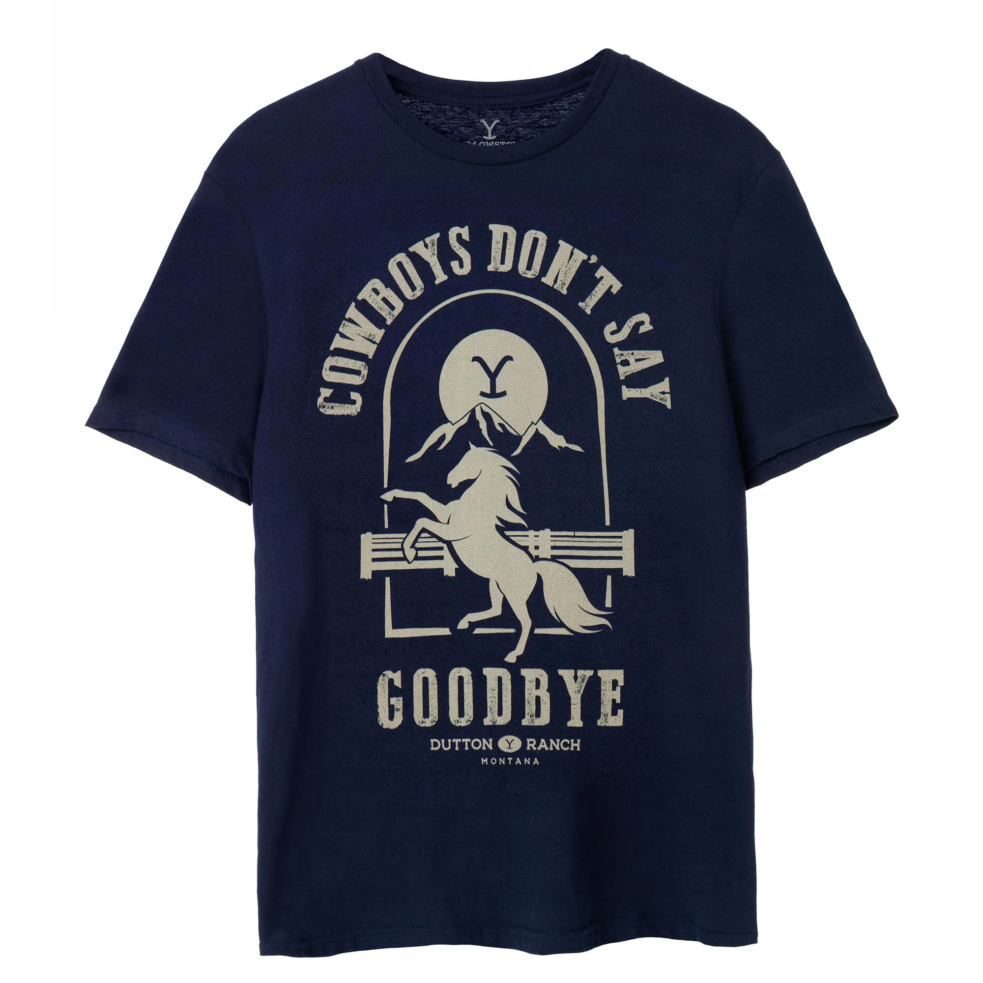 Yellowstone Mens Cowboys Don´t Say Goodbye T-Shirt