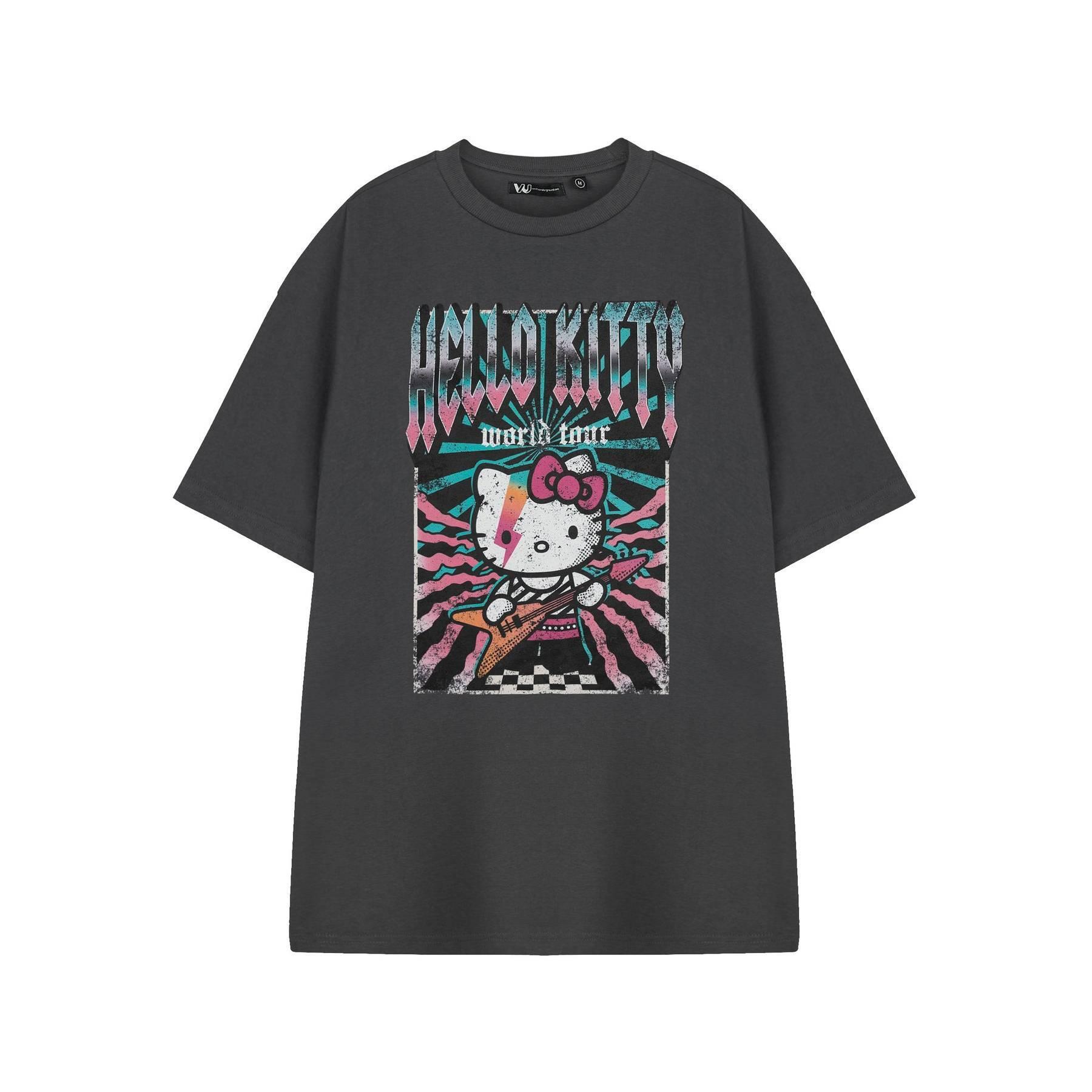 Hello Kitty Womens/Ladies World Tour Short-Sleeved T-Shirt
