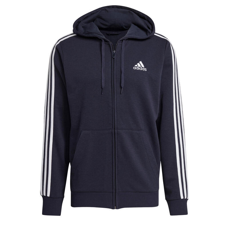 Veste à capuche adidas Essentials French Terry 3-Bandes Full-Zip
