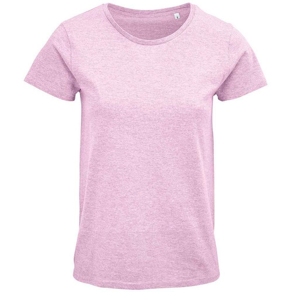 SOLS Womens/Ladies Crusader Heather Organic T-Shirt