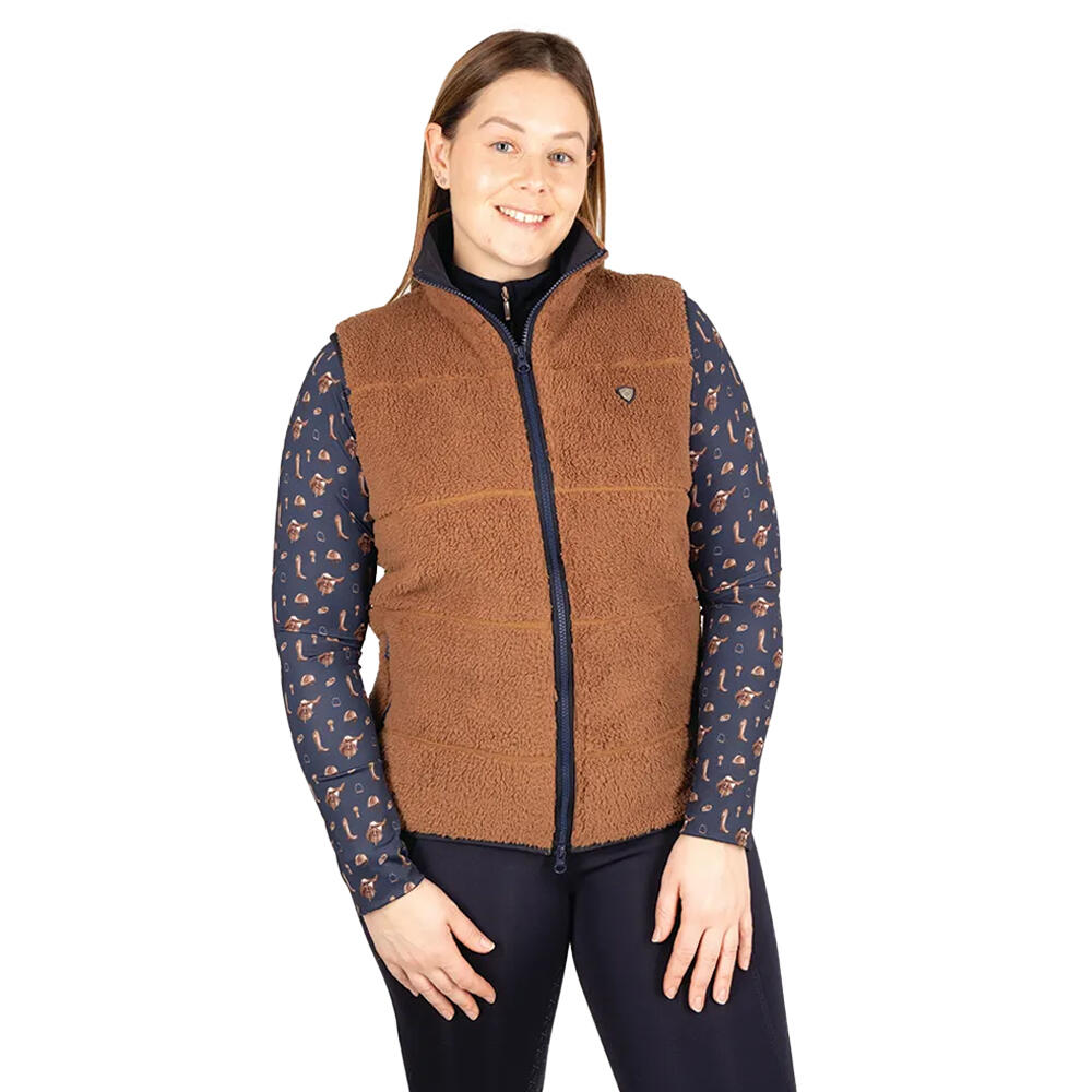 Hy Womens/Ladies Elevate Teddy Fleece Gilet