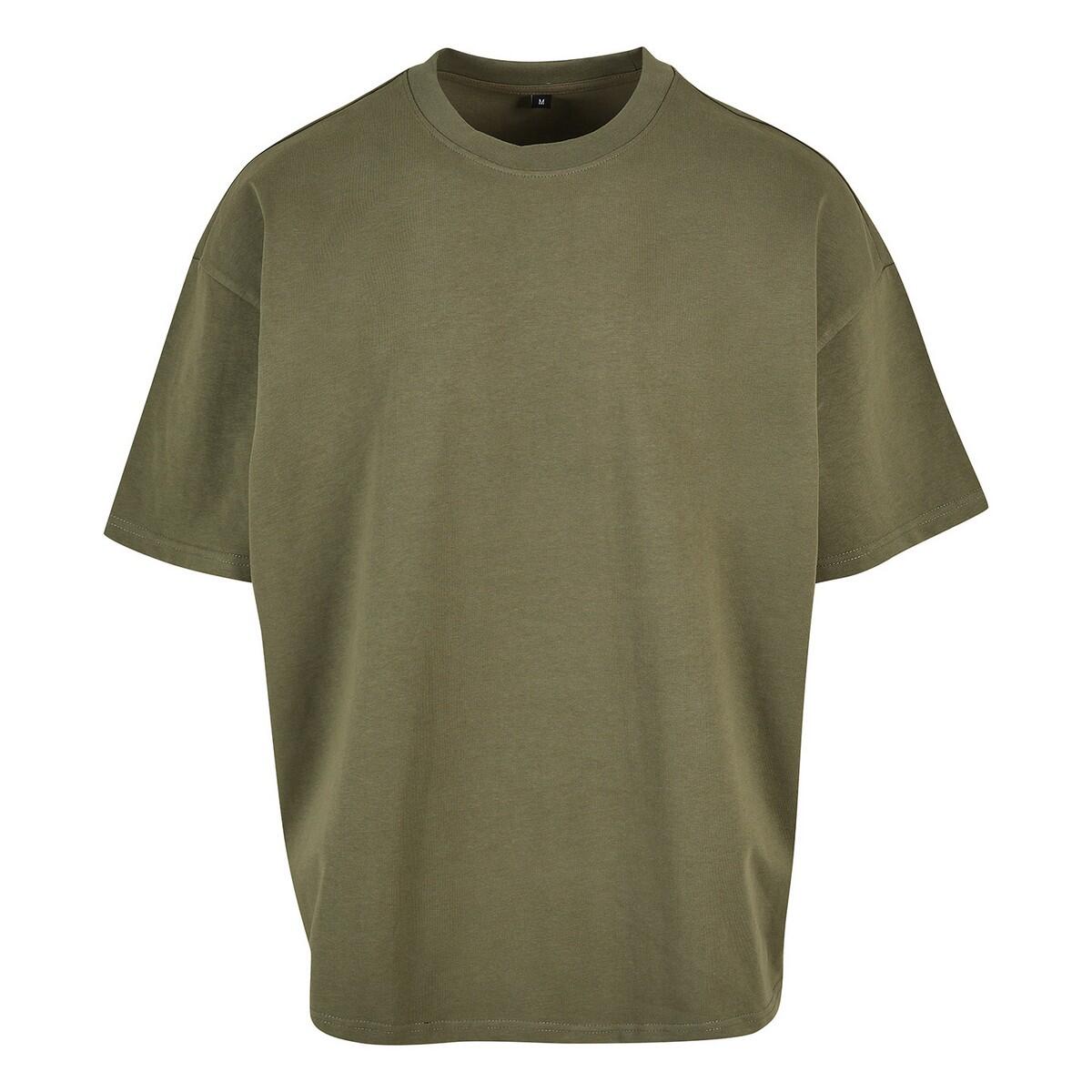 Build Your Brand Mens Plain Ultra Heavyweight T-Shirt