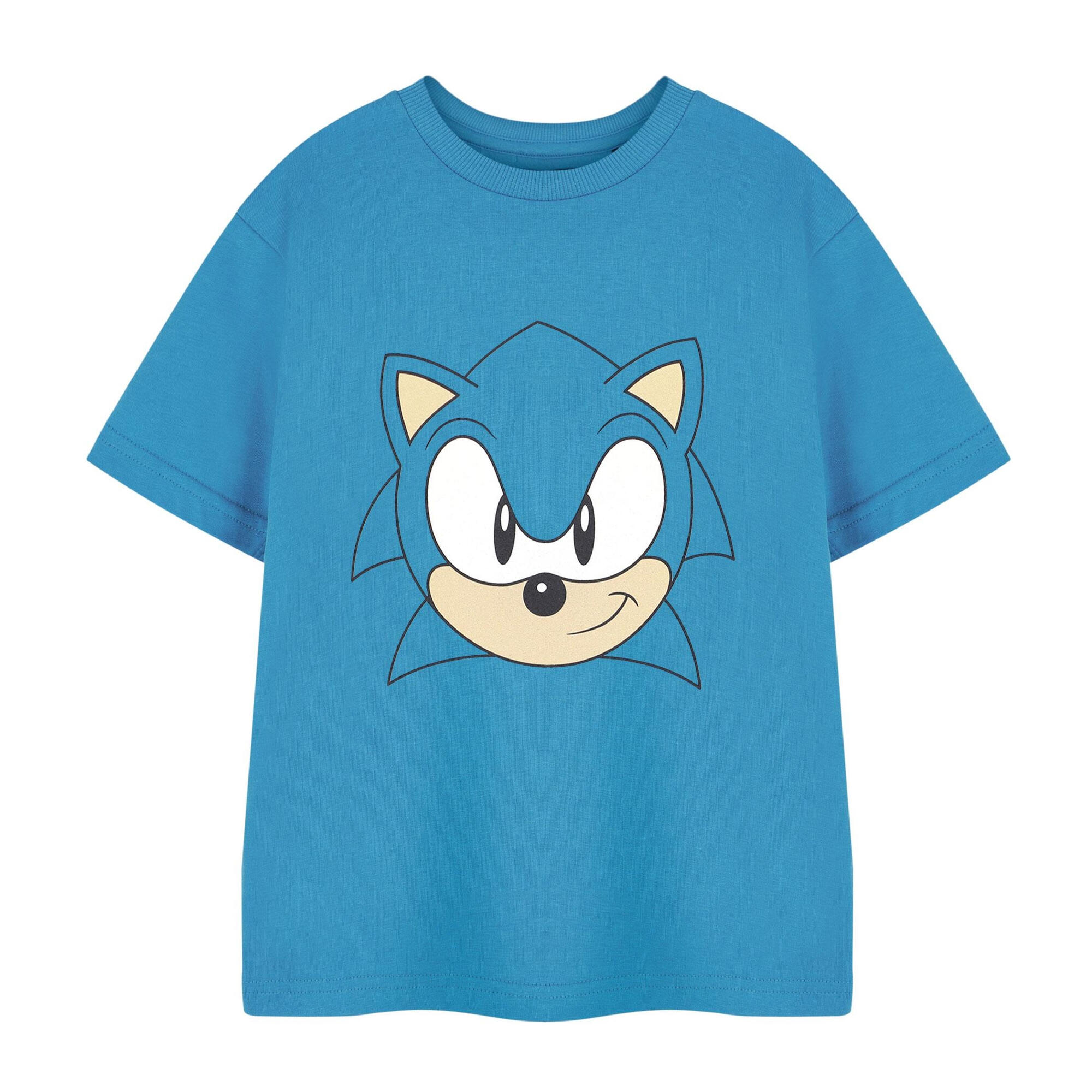 Sonic The Hedgehog Boys Face T-Shirt