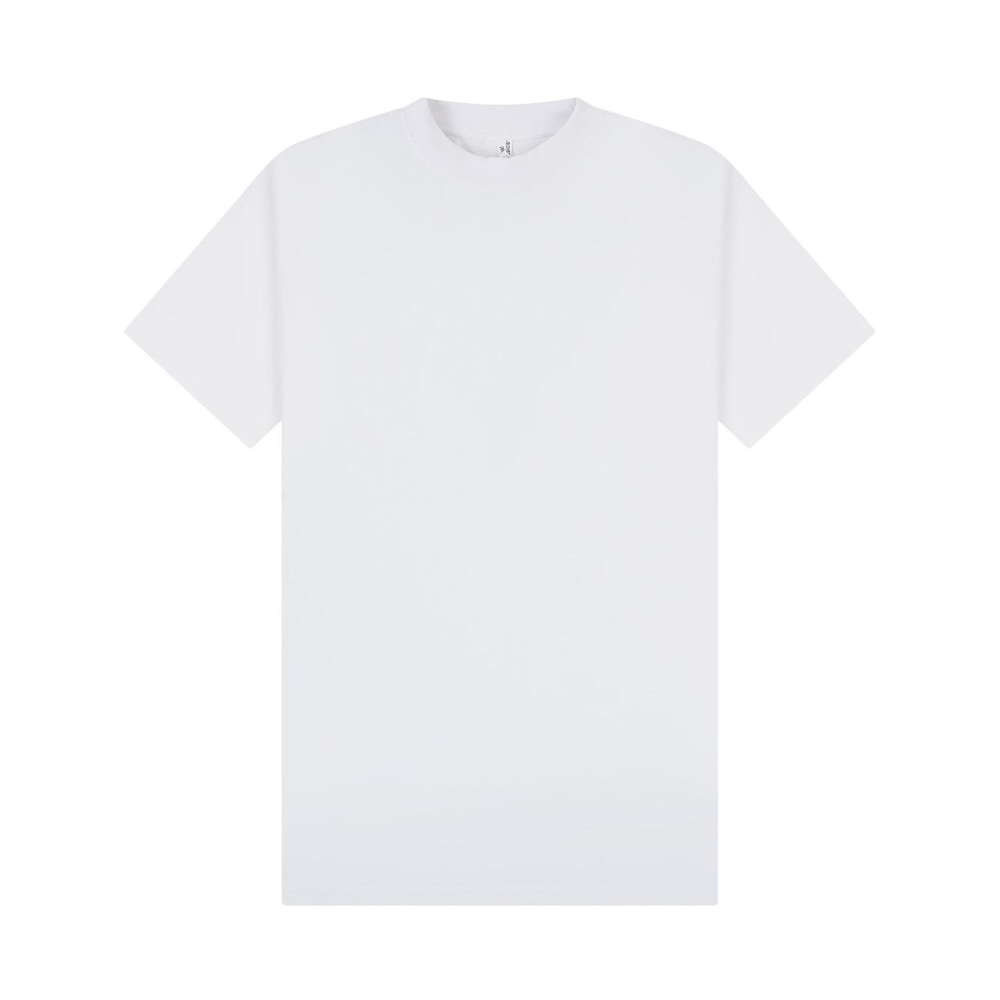 Casual Classics Unisex Adult Combed Ringspun Cotton Extended Neckline Oversized