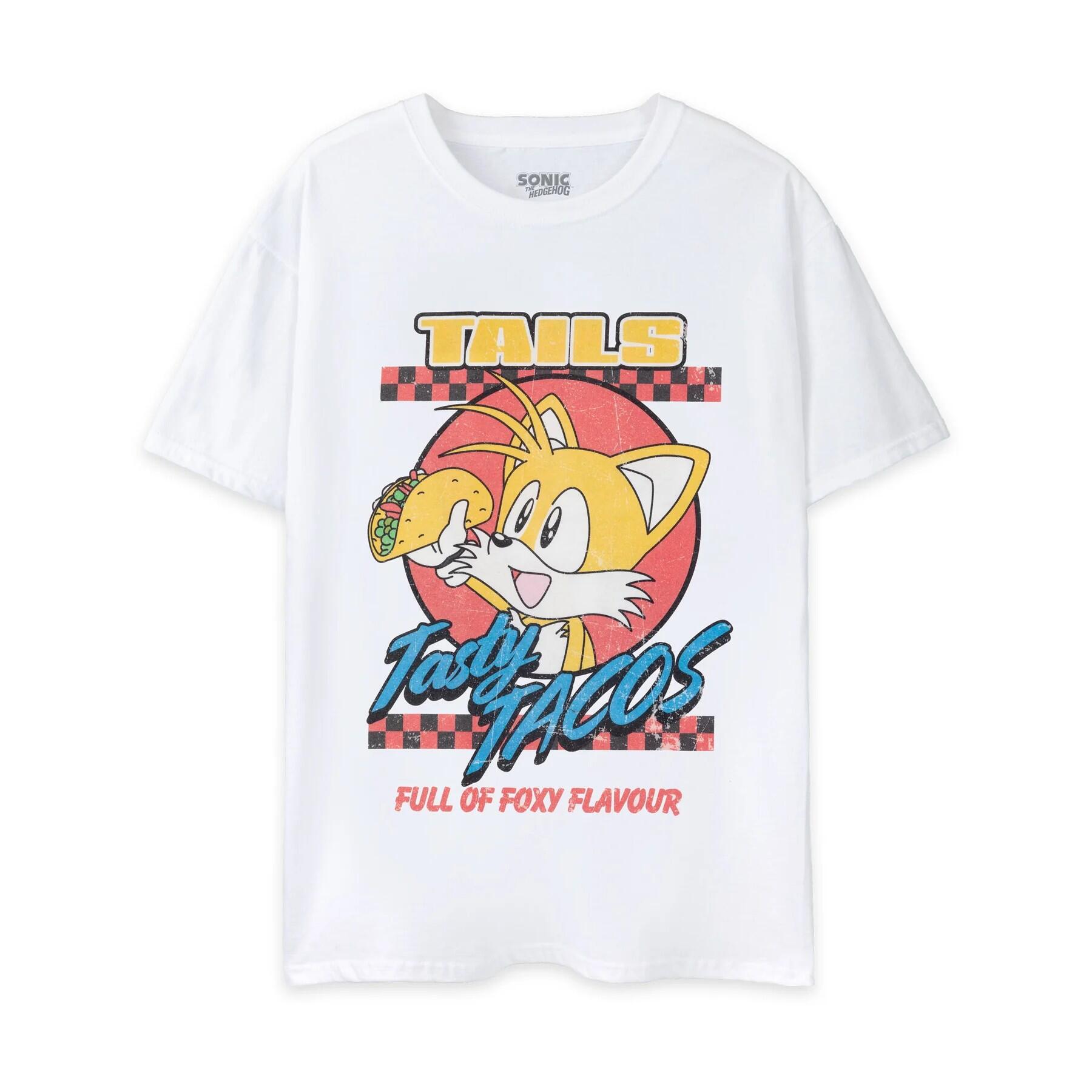 Sonic The Hedgehog Unisex Adult Tasty Tacos T-Shirt