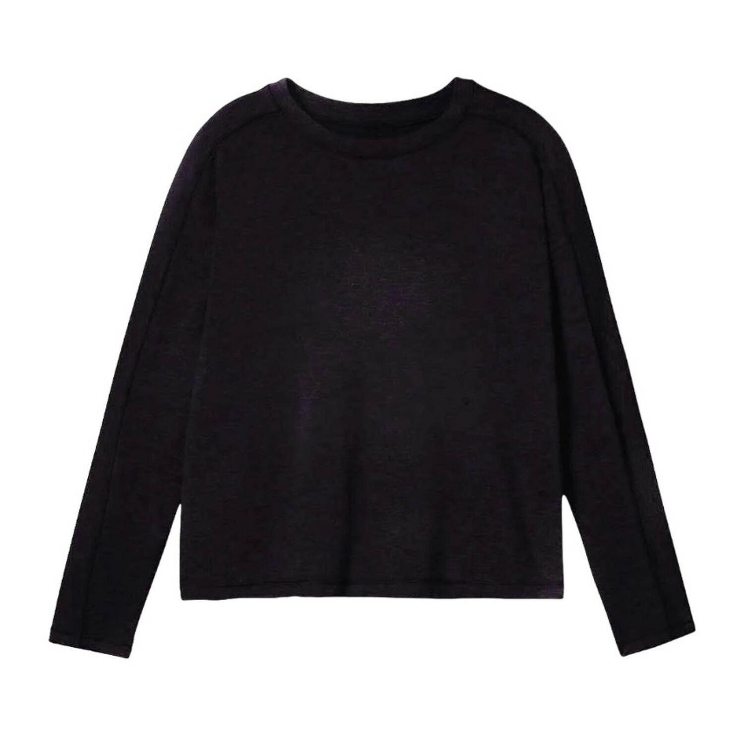 Girlfriend Collective Womens/Ladies Reset Lift Cropped Long-Sleeved T-Shirt