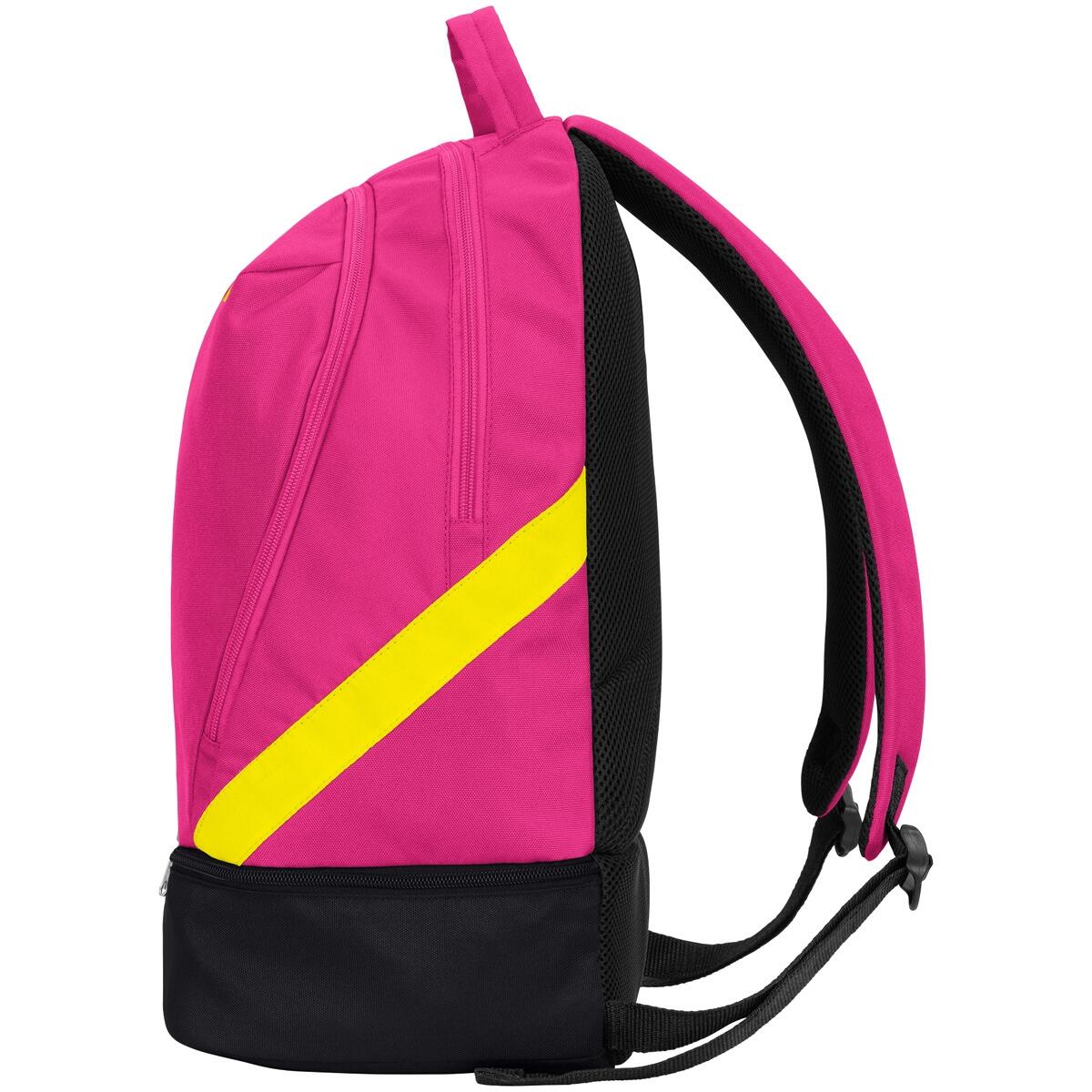 Sac à dos Jako Iconic - Rose / Noir / Jaune fluo 2/5