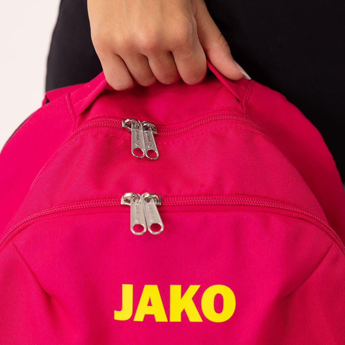 Sac à dos Jako Iconic - Rose / Noir / Jaune fluo 4/5