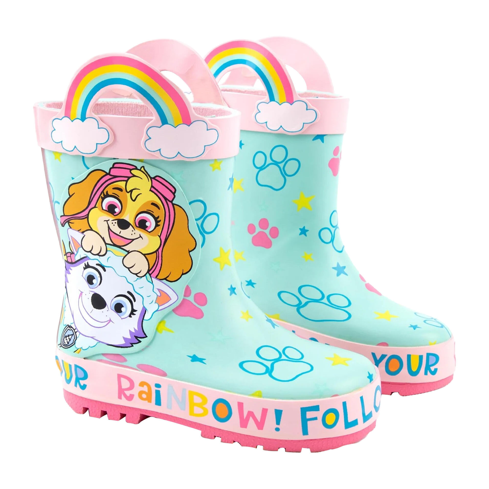 Paw Patrol Childrens/Kids Skye & Everest Garden Wellies