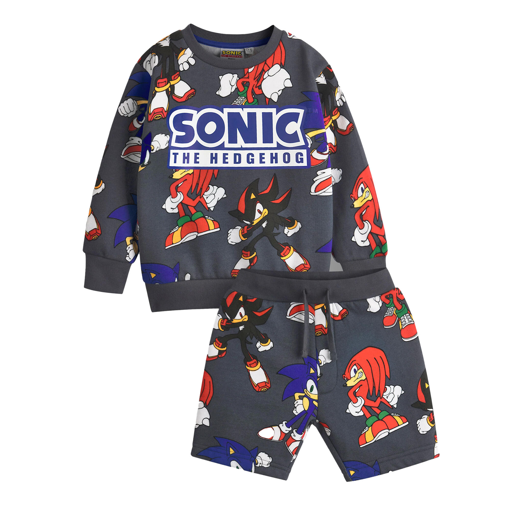 Sonic The Hedgehog Boys Sweatshirt and Shorts Set