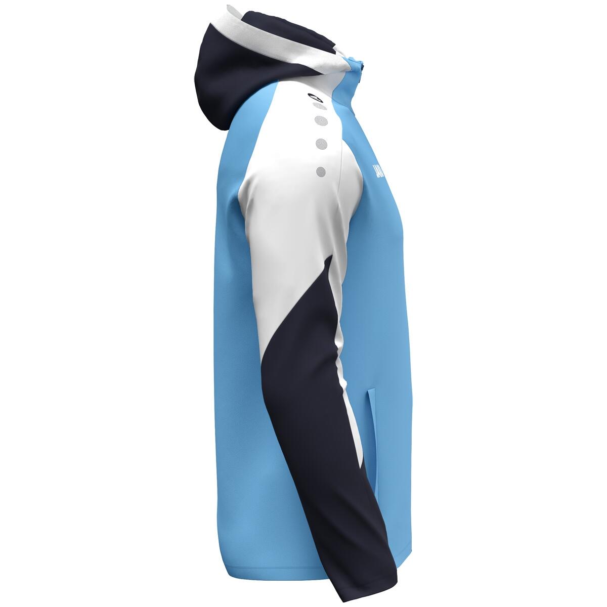 Sweat à capuche Jako Dynamic hommes - Bleu ciel / Blanc / Marine 3/6