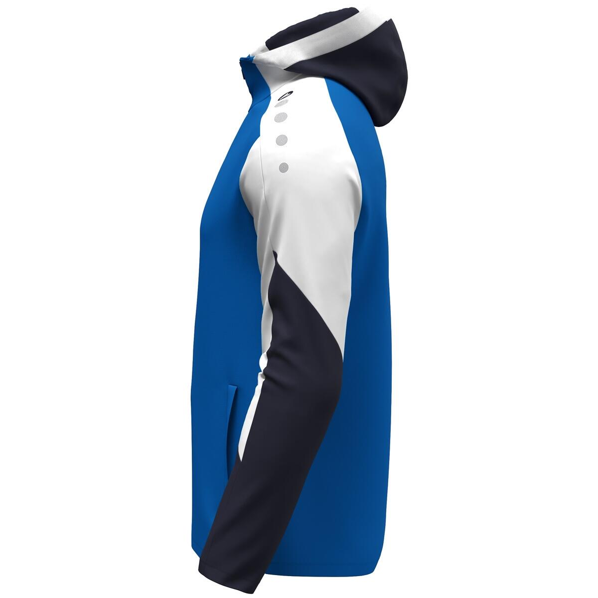 Jako Dynamic Herenjas Met Capuchon - Royal / Wit / Marine. 2/4